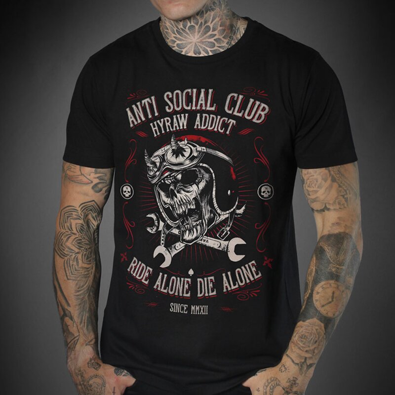 Tričko "Hyraw - Anti Social Club"