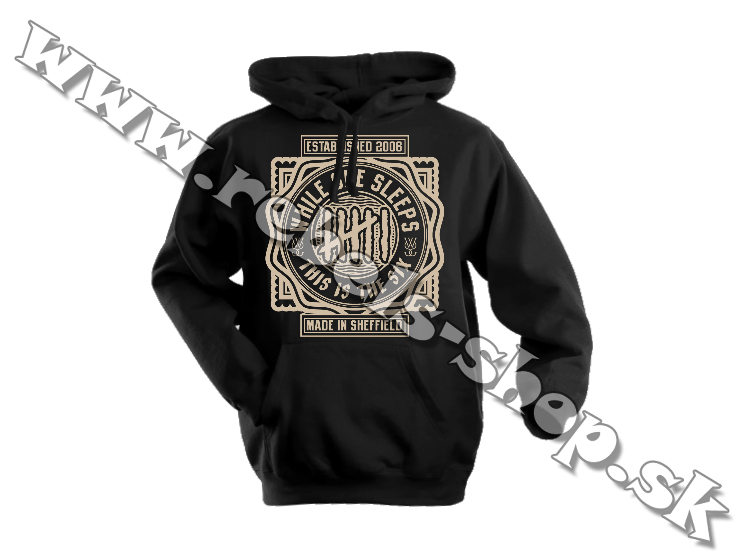 Mikina "While She Sleeps"