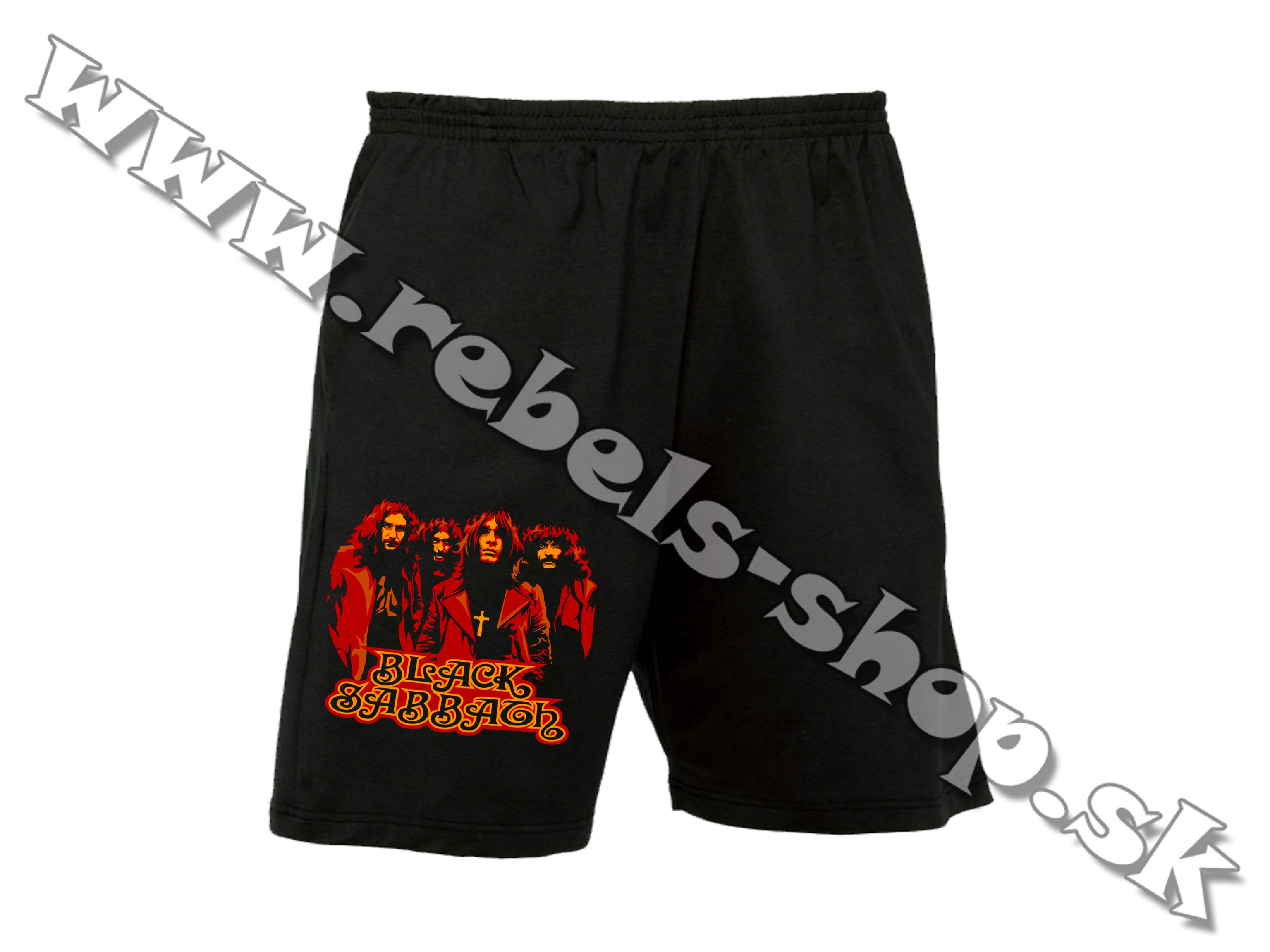 Krátke nohavice "Black Sabbath"