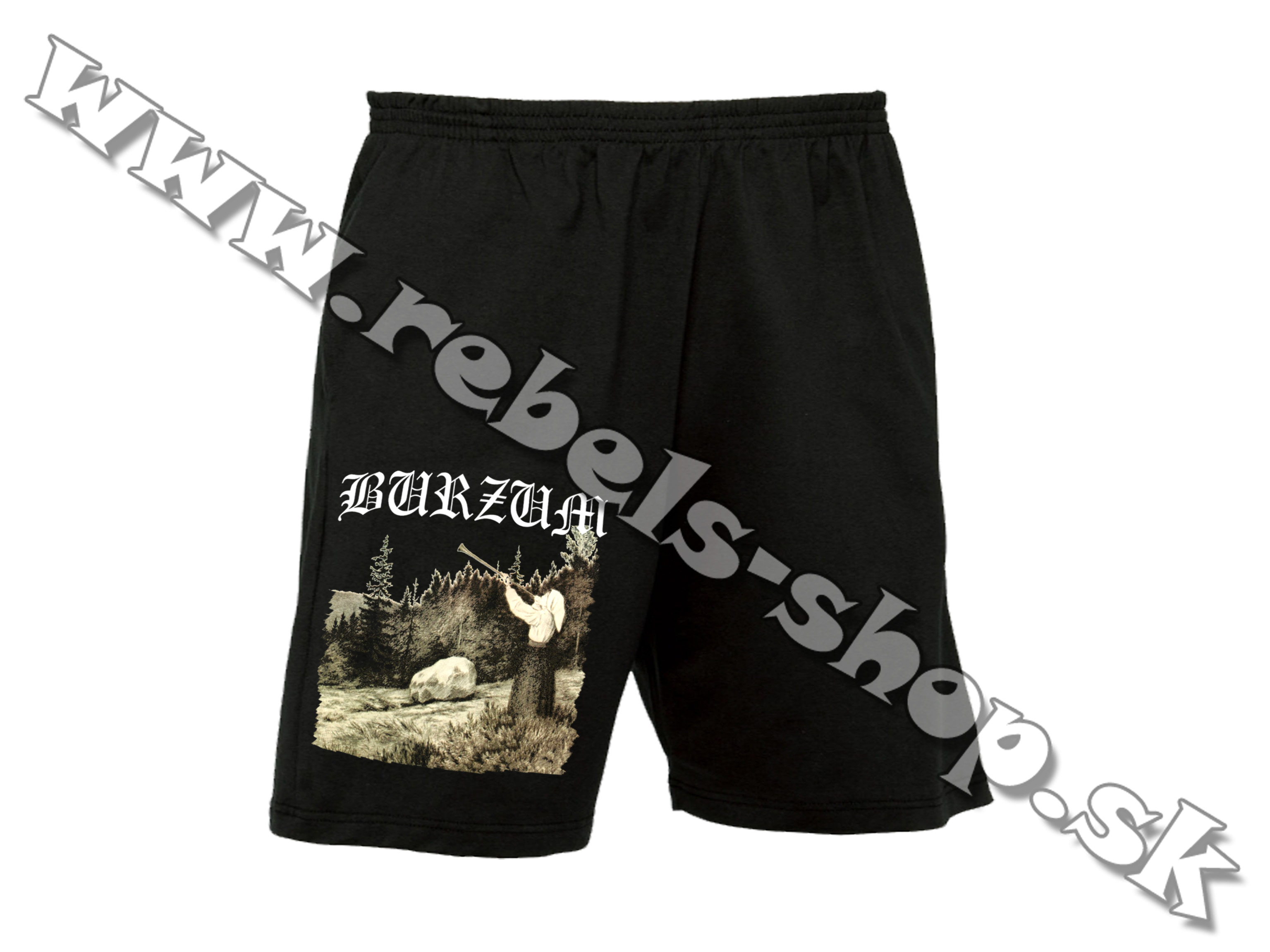 Krátke nohavice "Burzum"