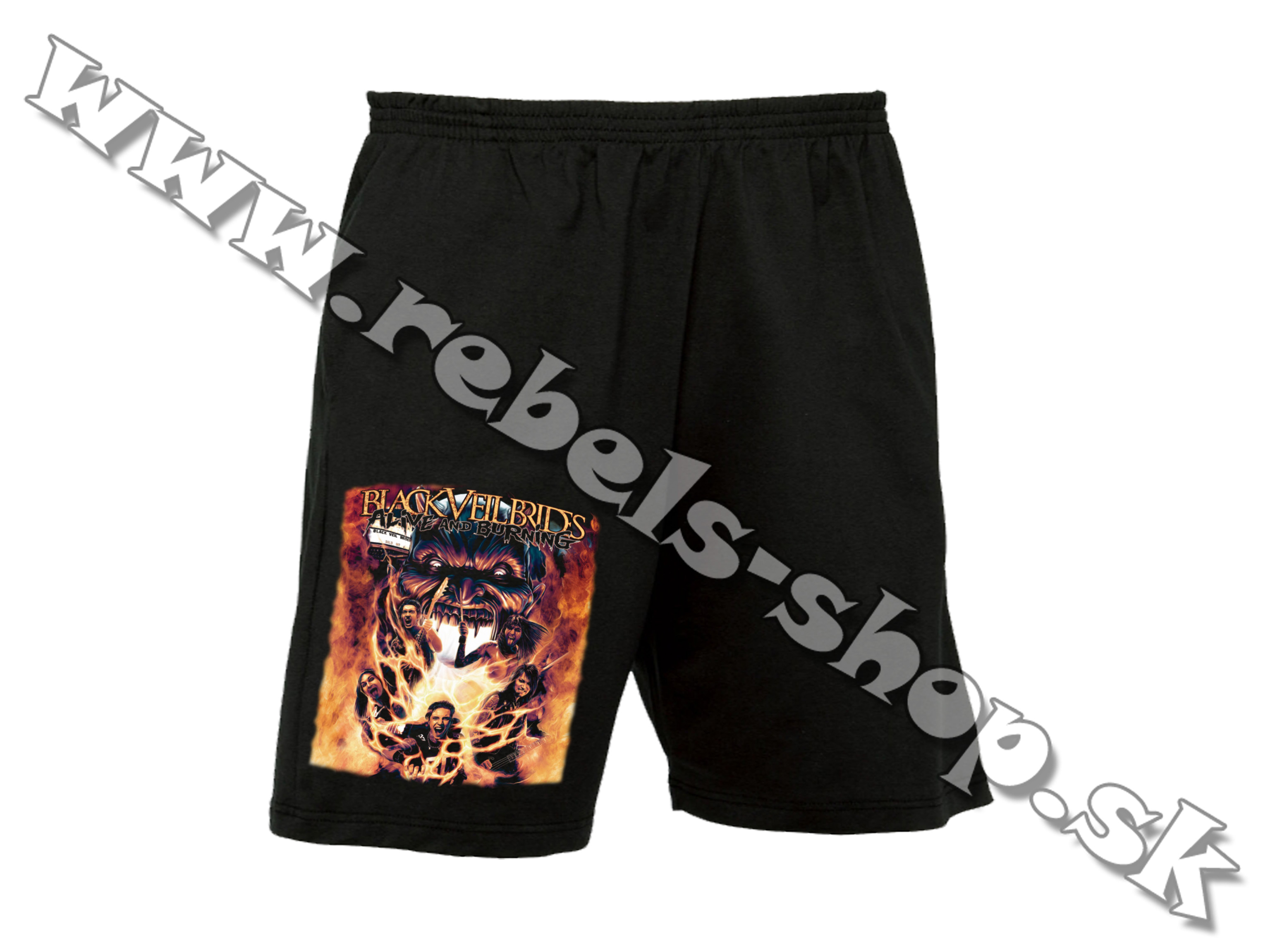 Krátke nohavice "Black Veil Brides"