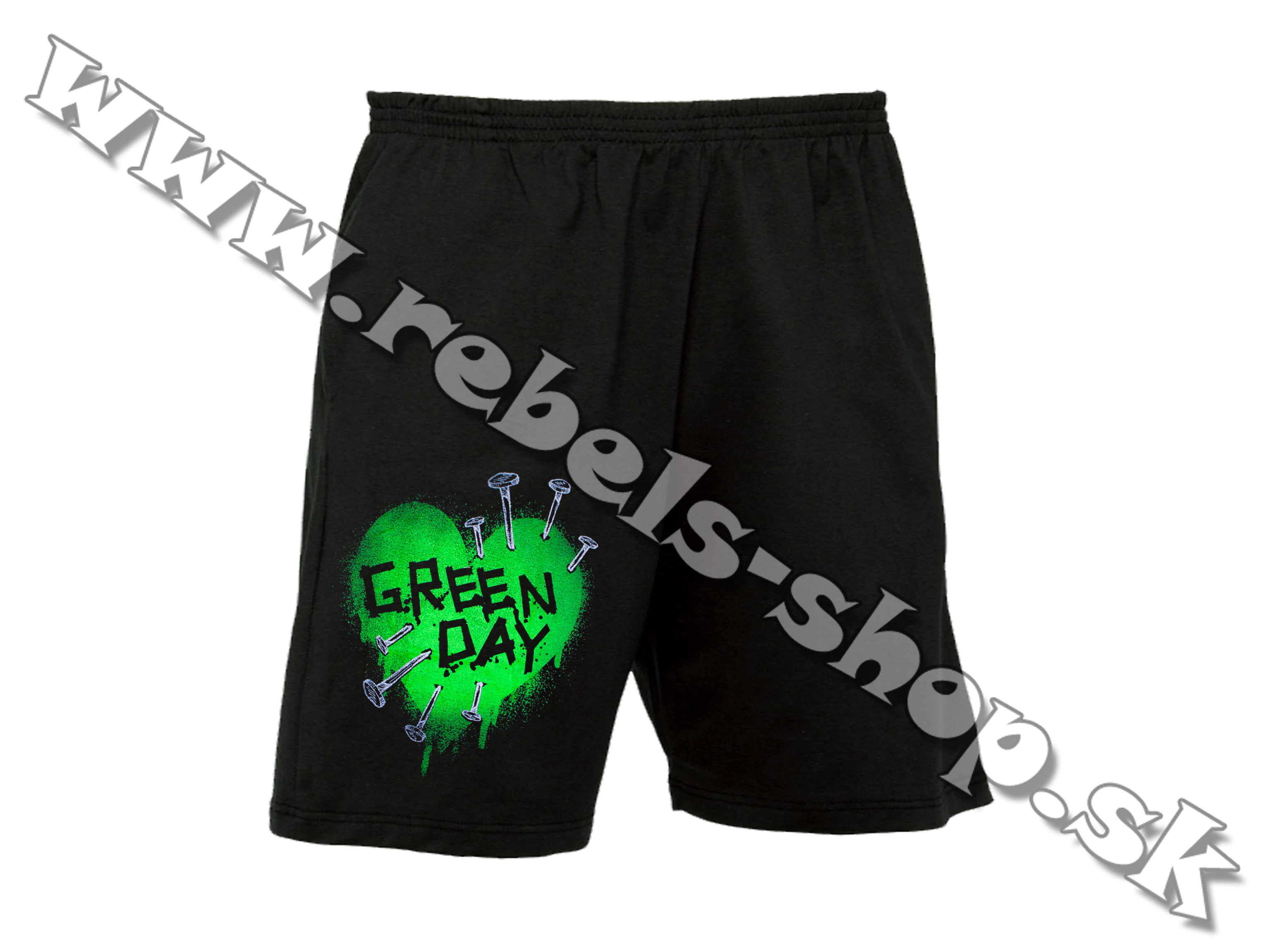 Krátke nohavice "Green Day"