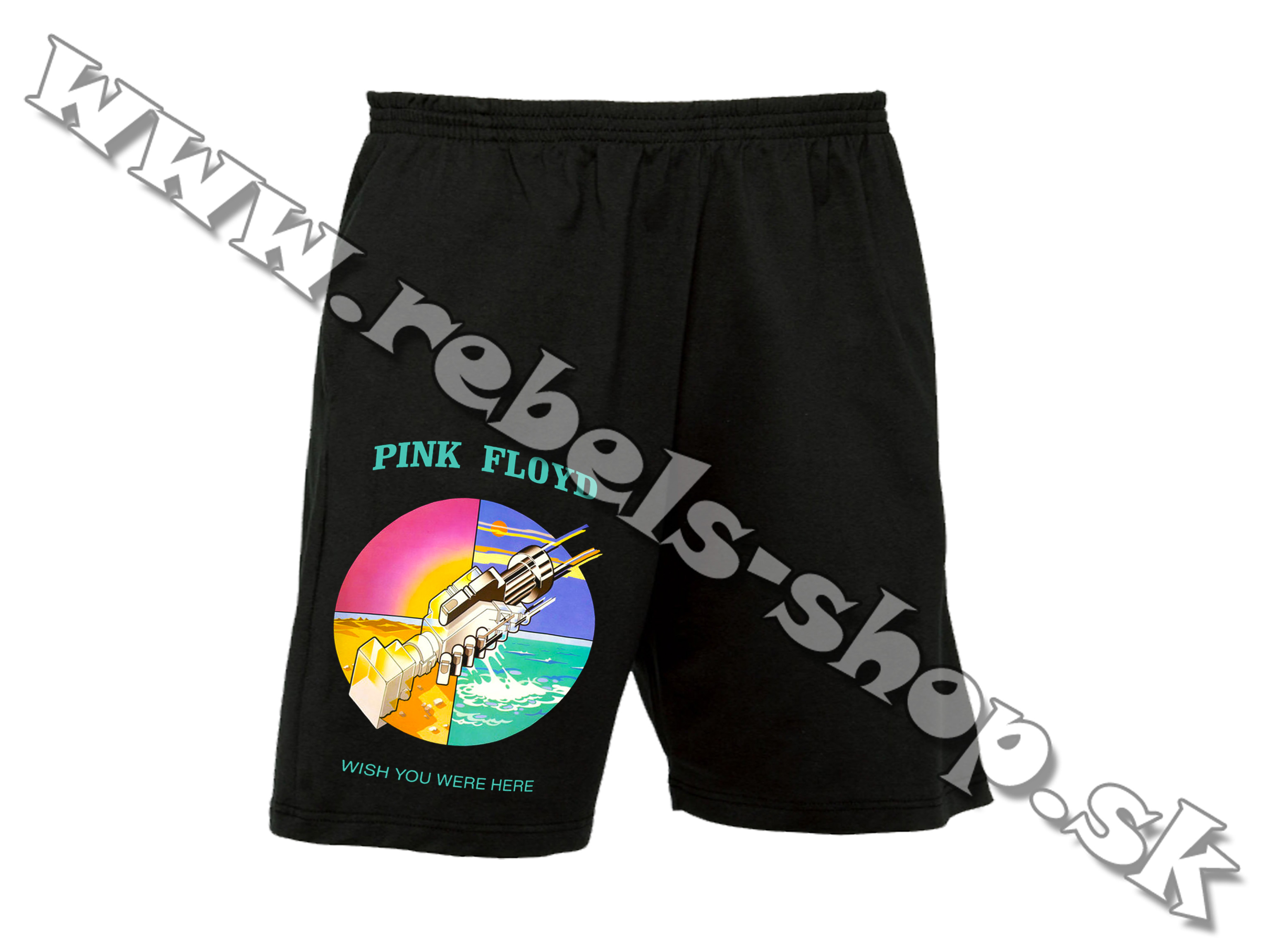 Krátke nohavice "Pink Floyd"