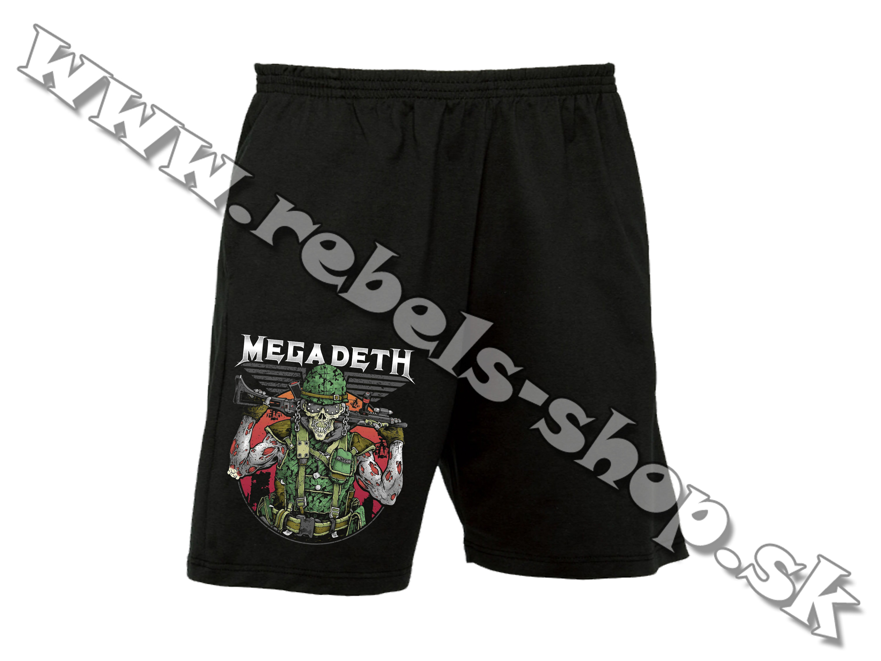 Krátke nohavice "Megadeth"