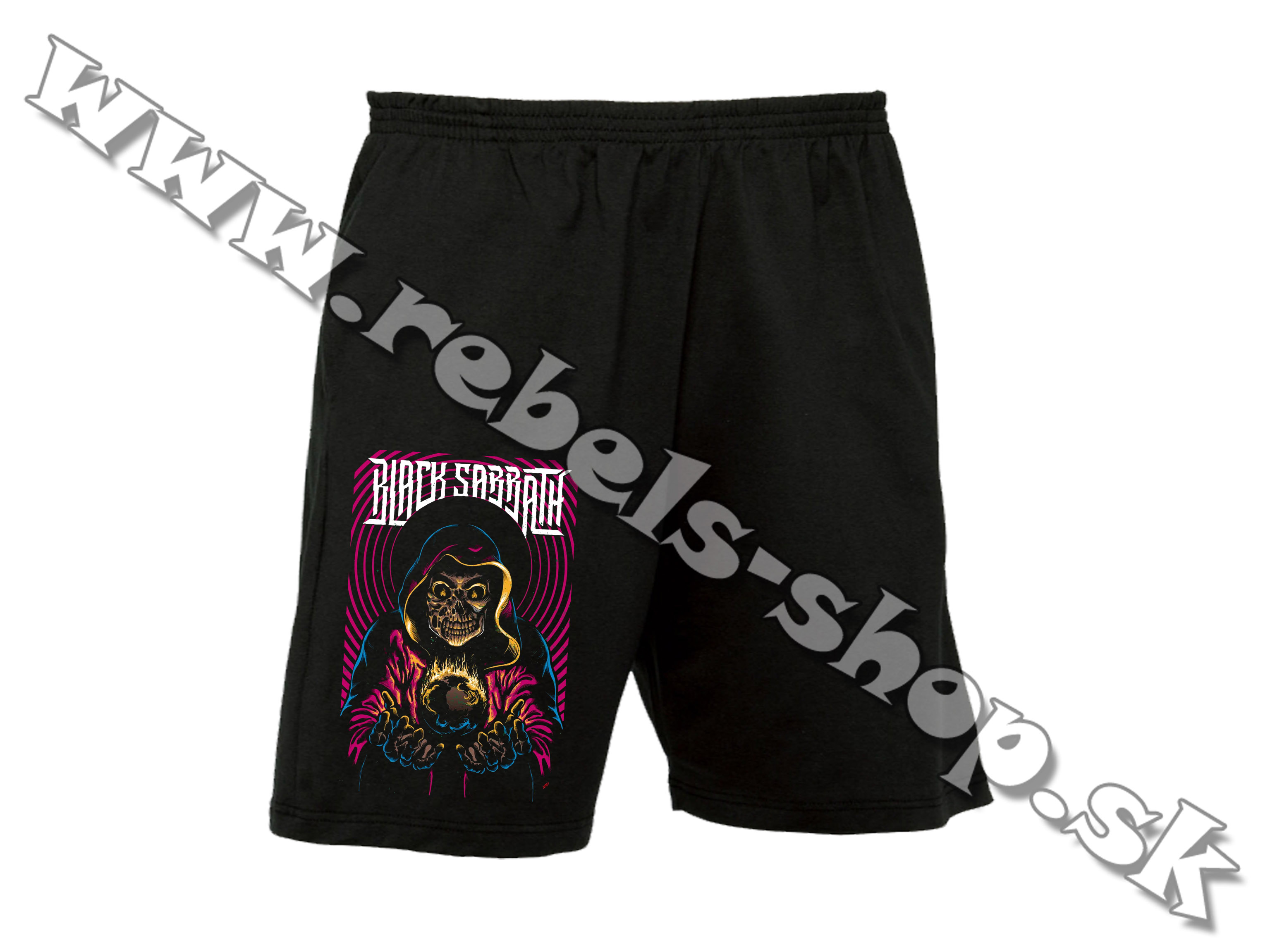 Krátke nohavice "Black Sabbath"