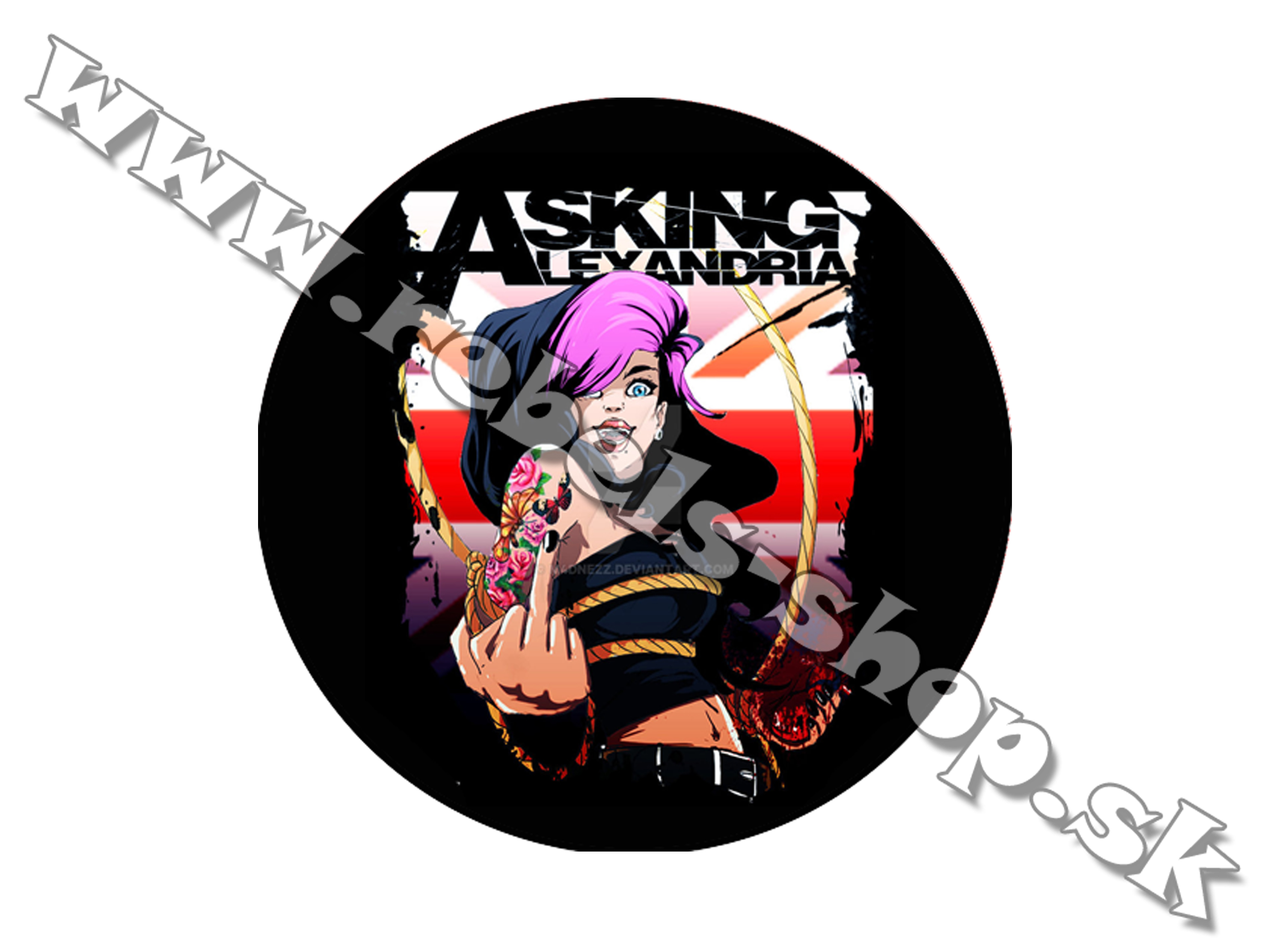 Odznak "Asking Alexandria"