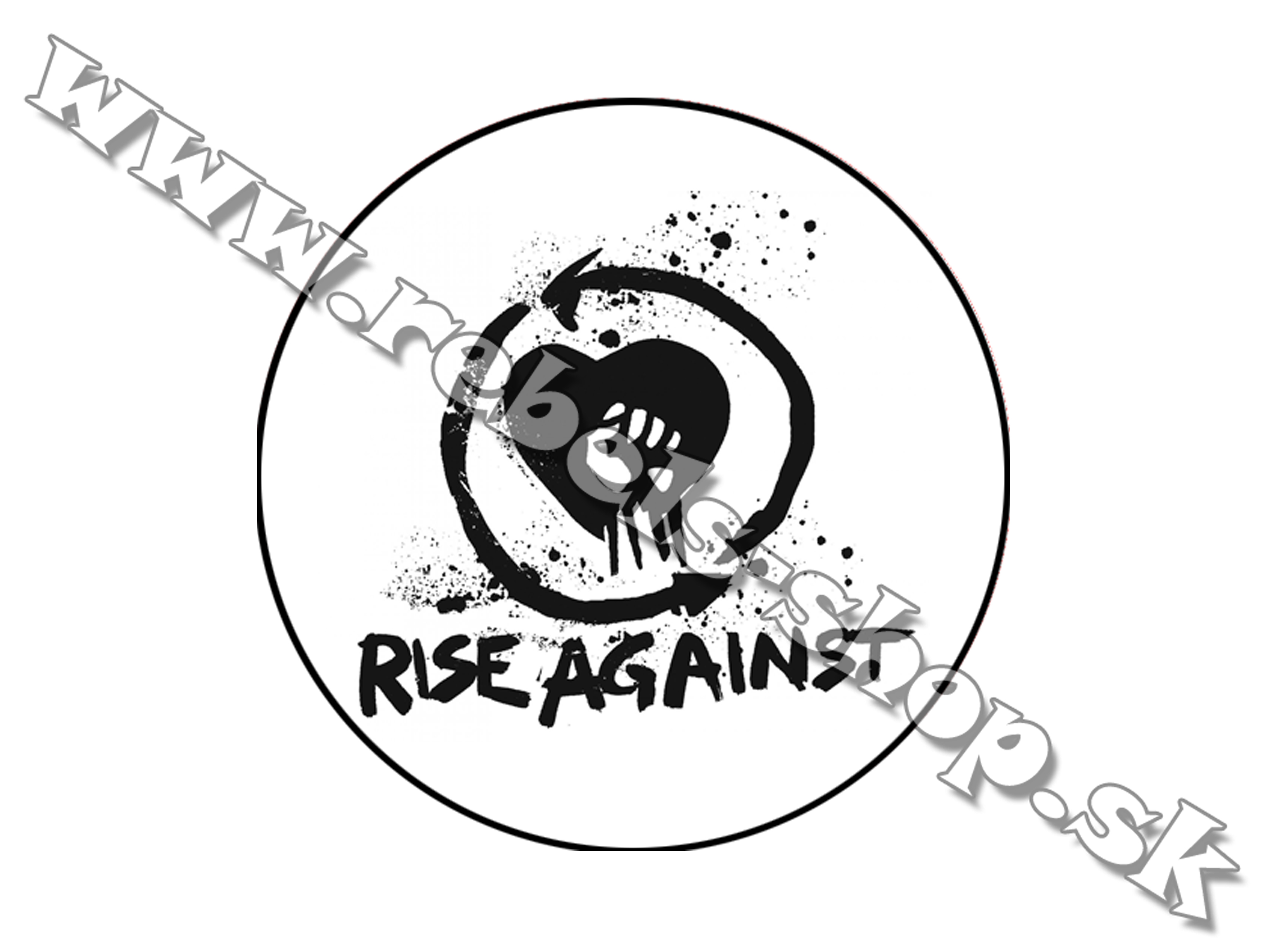 Odznak "Rise Against"