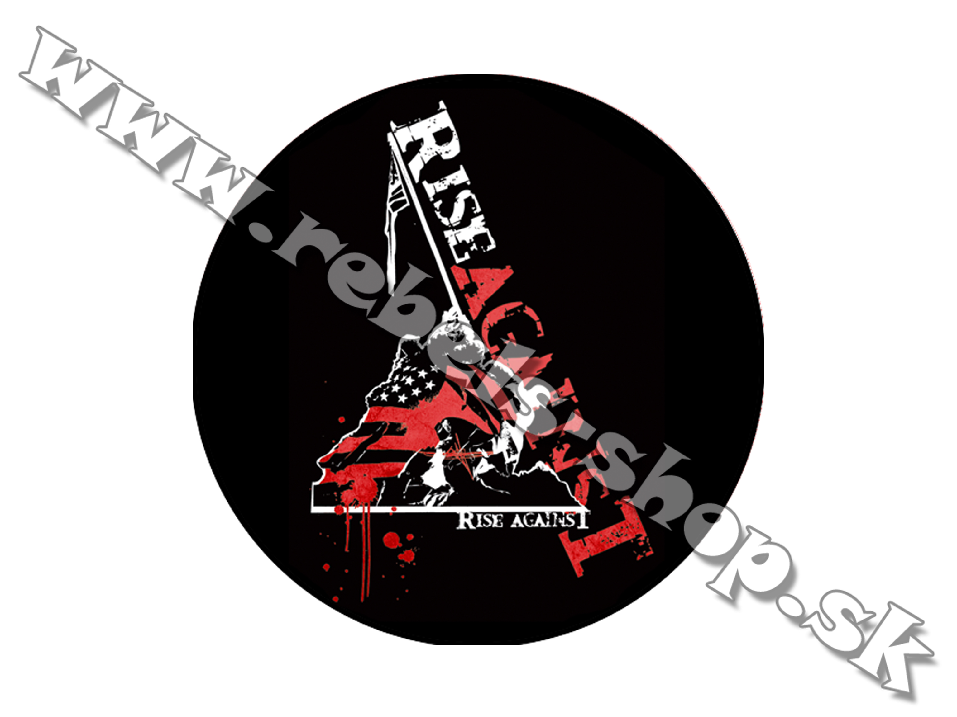 Odznak "Rise Against"