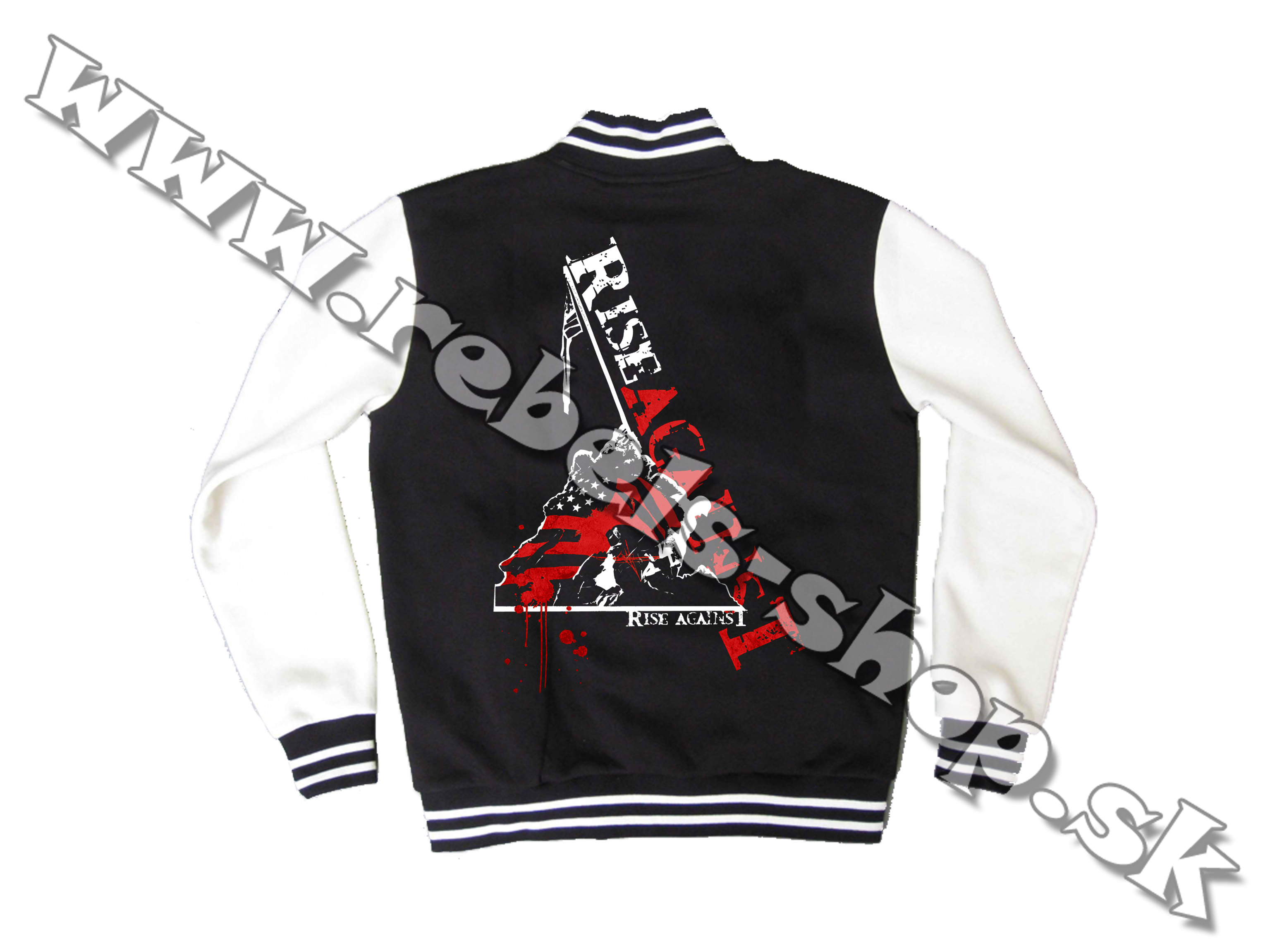 College bunda "Rise Against"