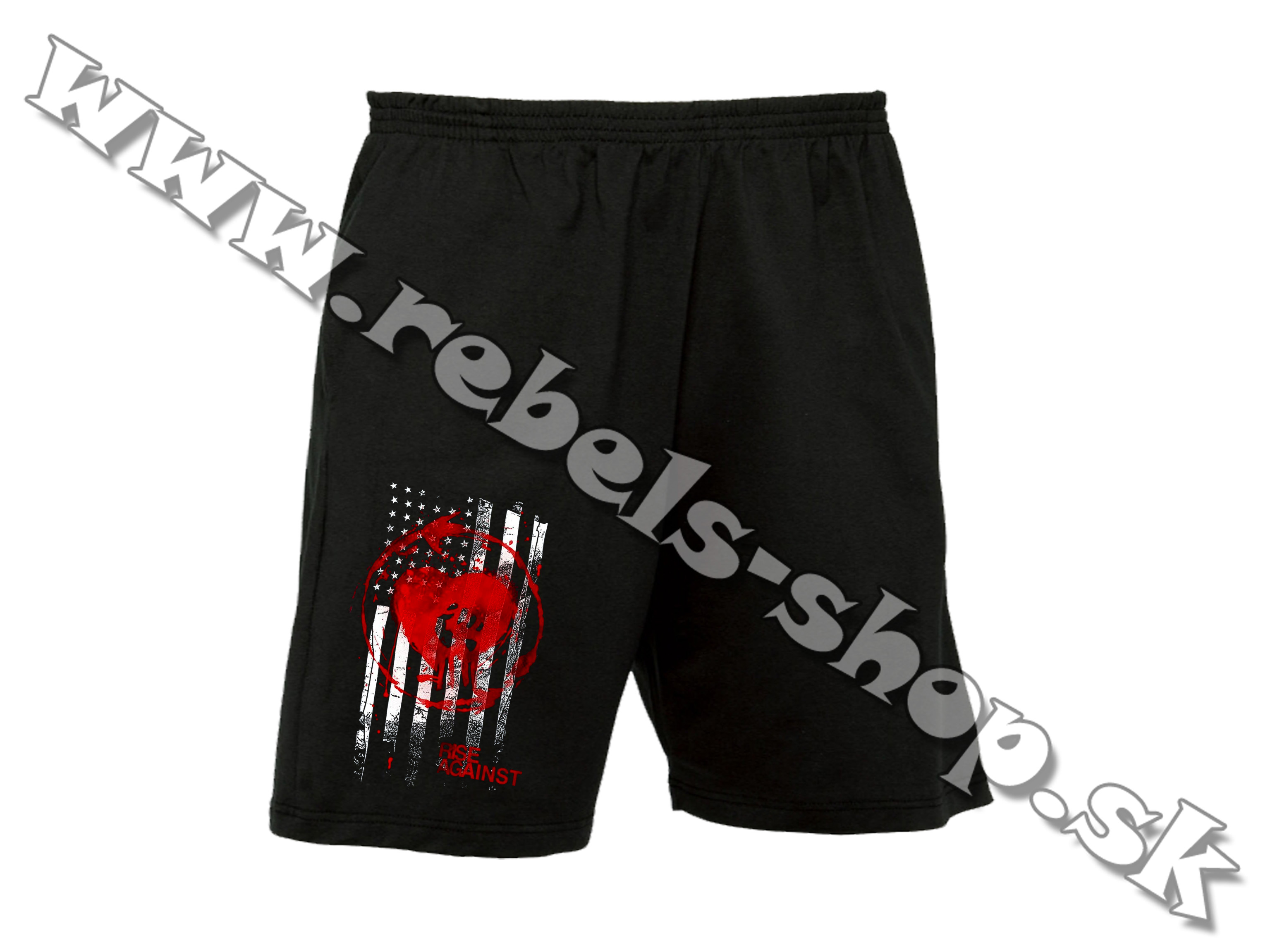Krátke nohavice "Rise Against"