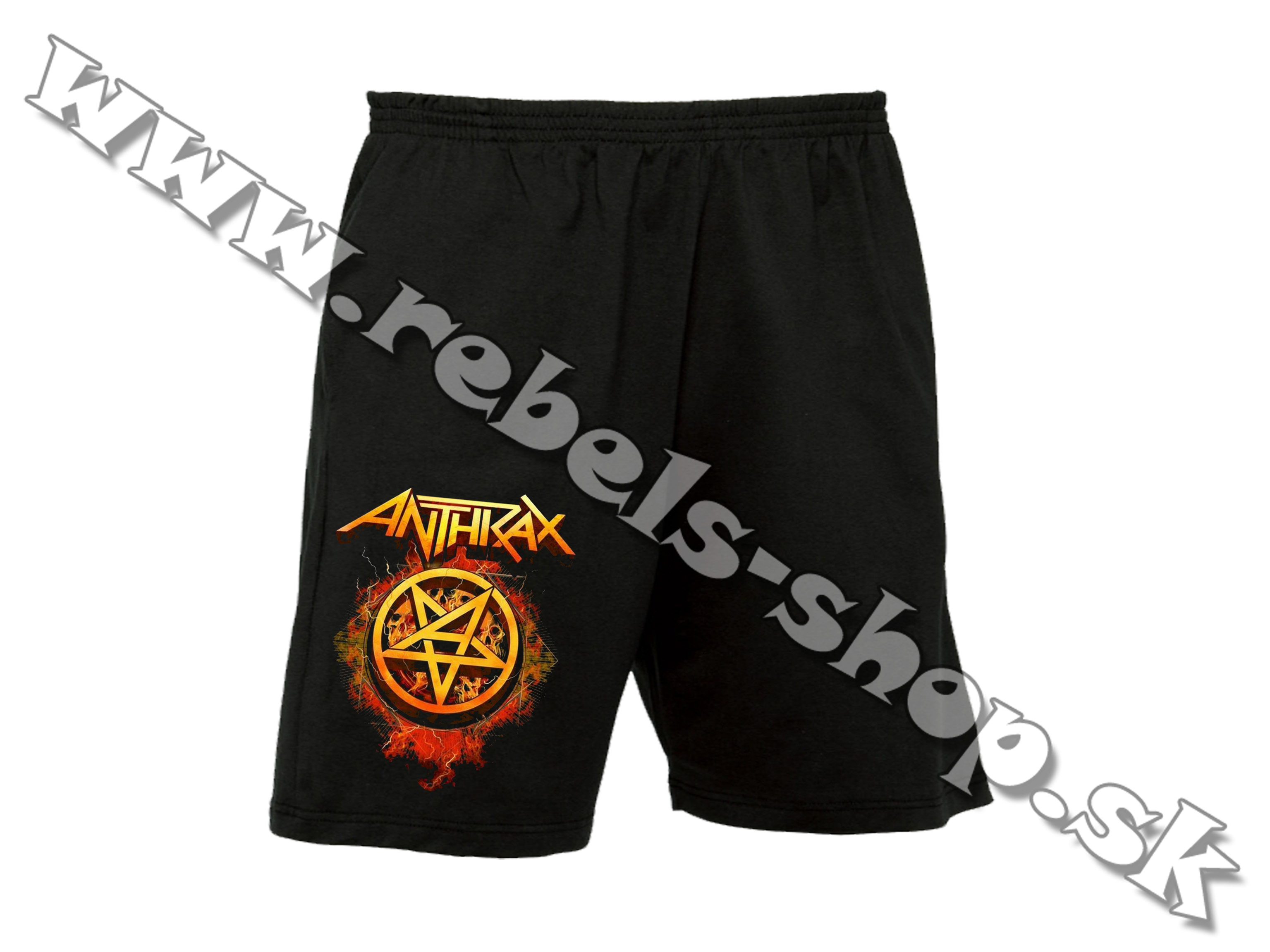 Krátke nohavice "Anthrax"