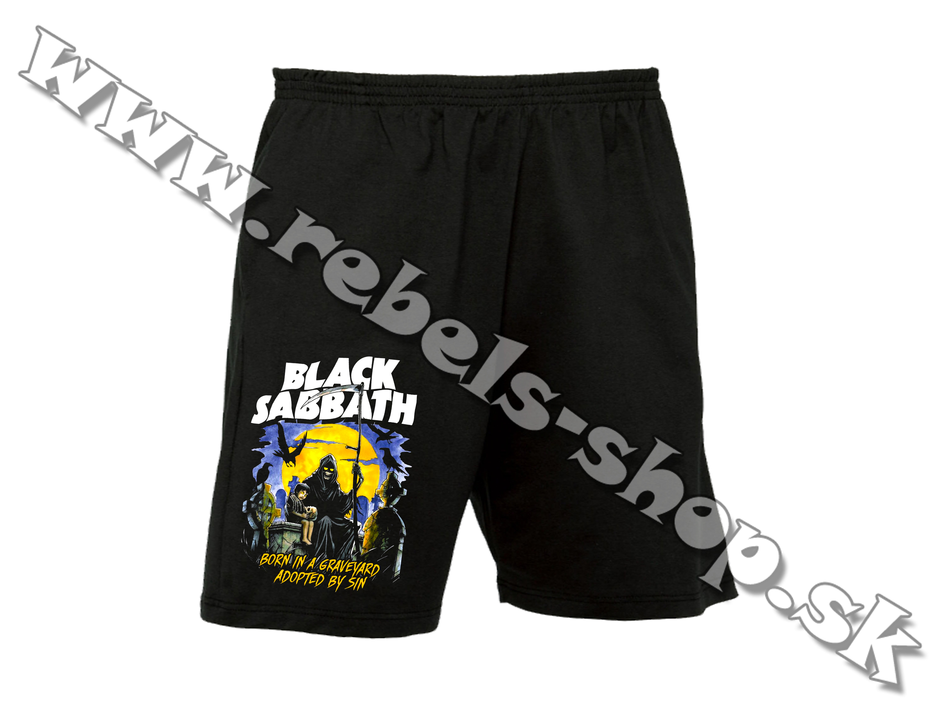 Krátke nohavice "Black Sabbath"