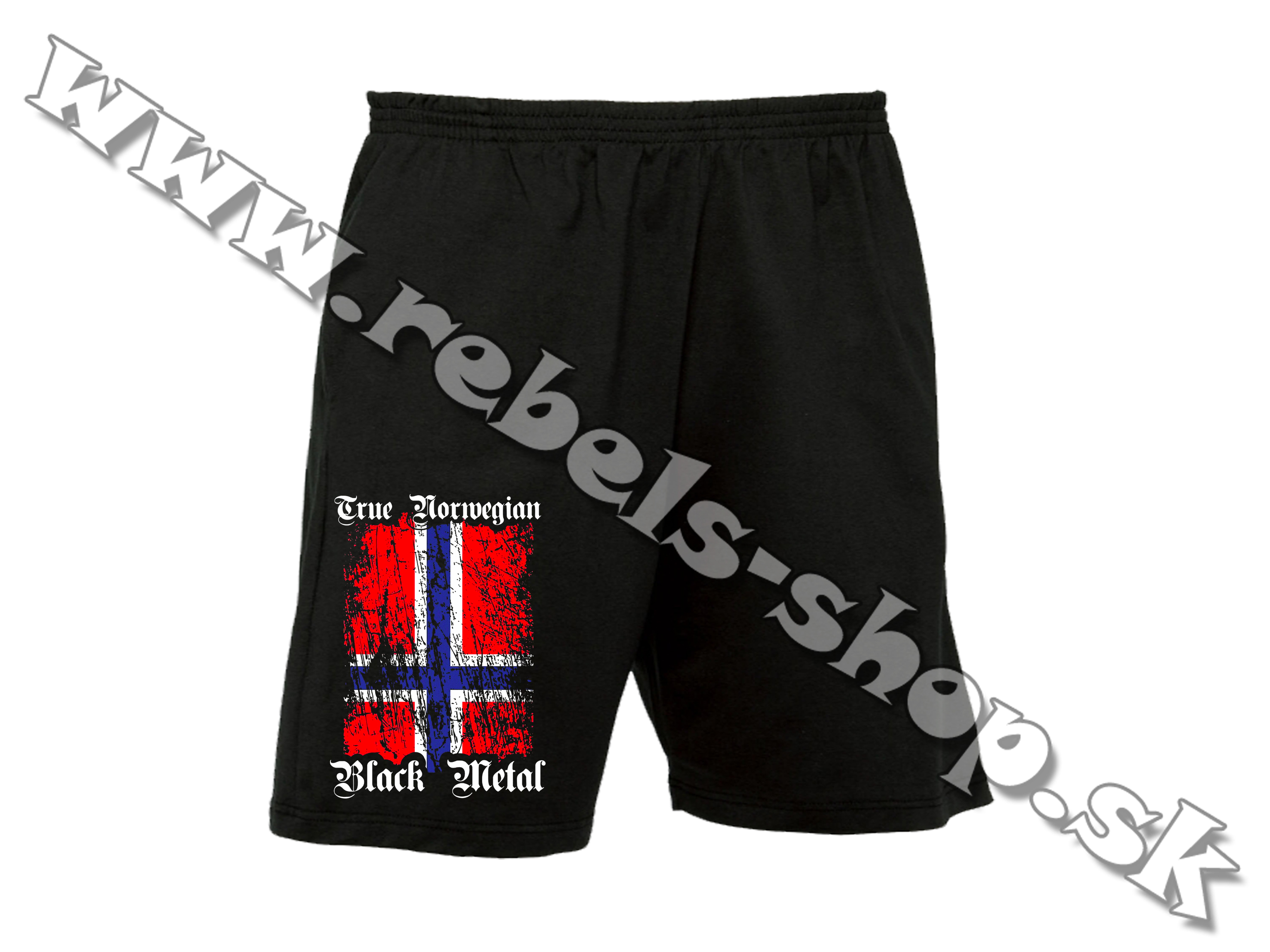 Krátke nohavice "Black Metal"