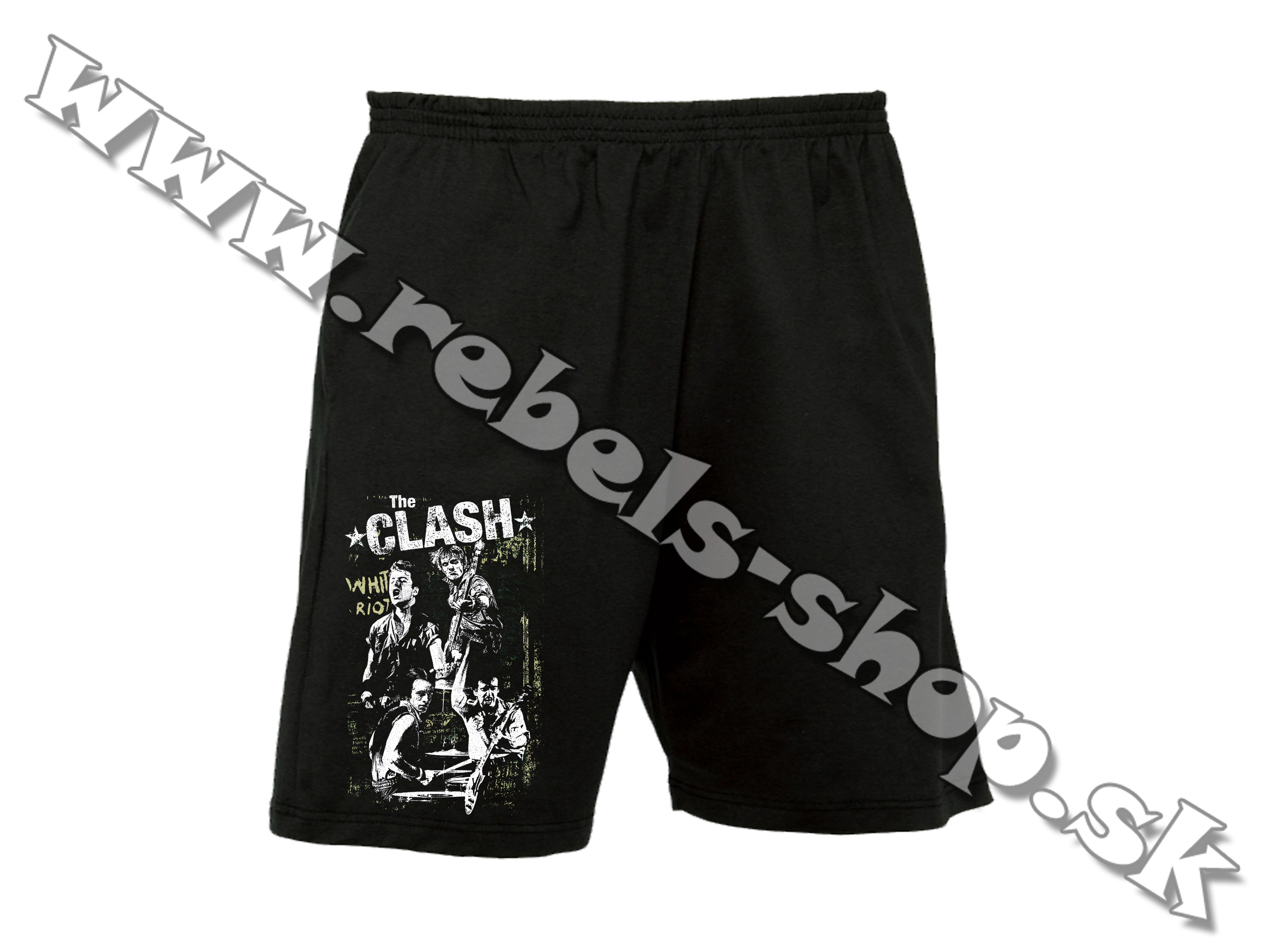 Krátke nohavice "The Clash"