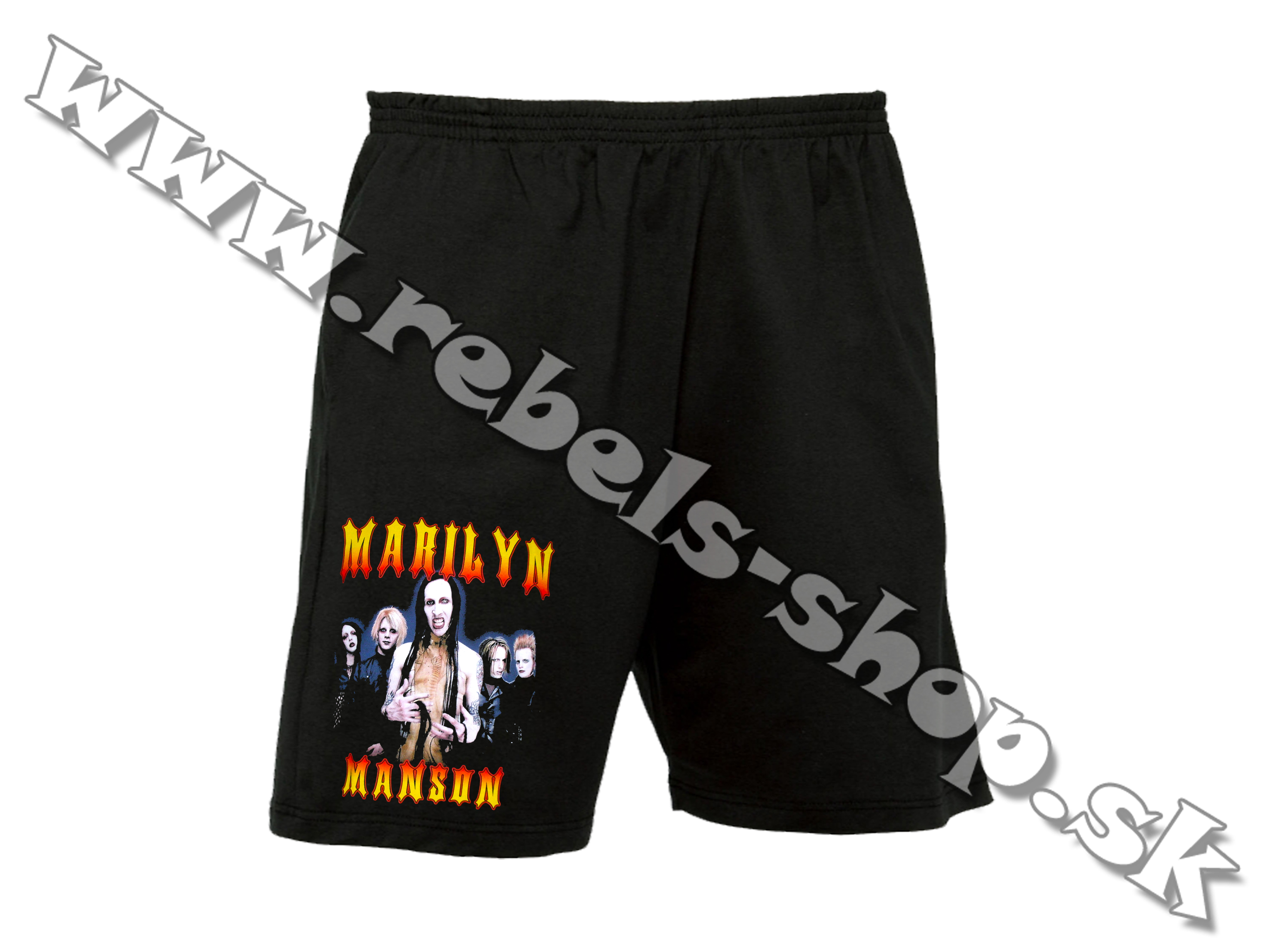 Krátke nohavice "Marilyn Manson"