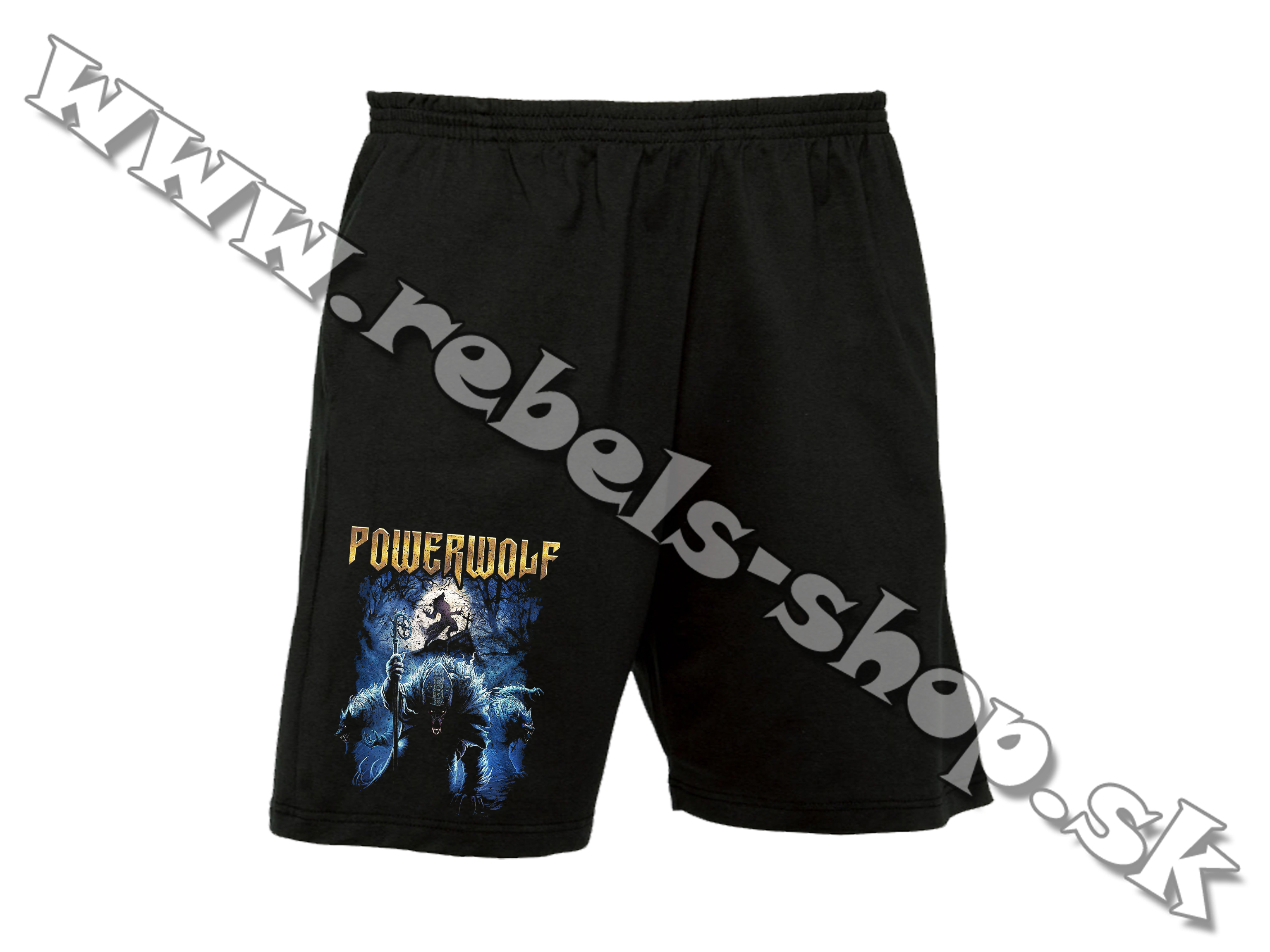 Krátke nohavice "Powerwolf"