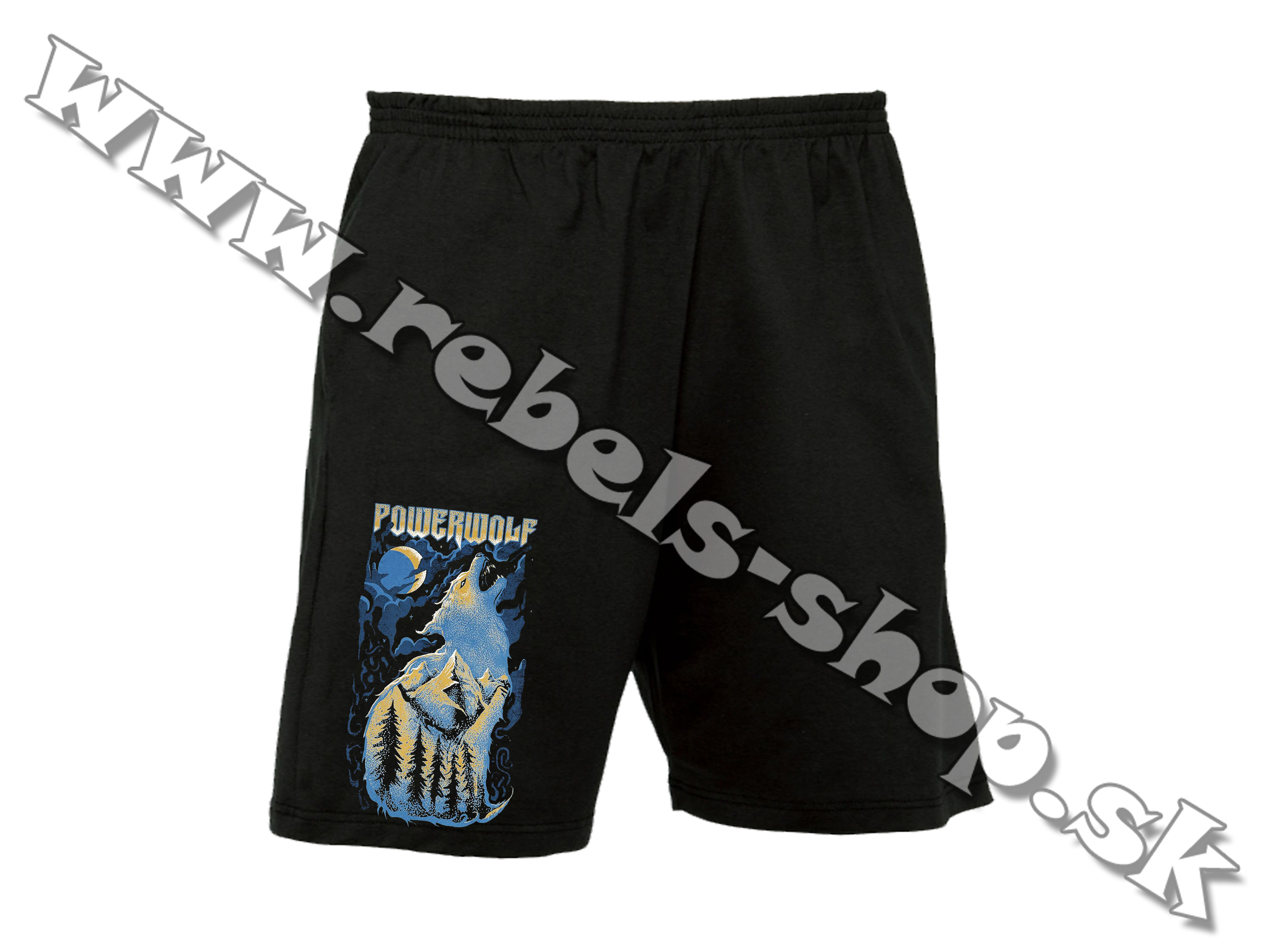 Krátke nohavice "Powerwolf"