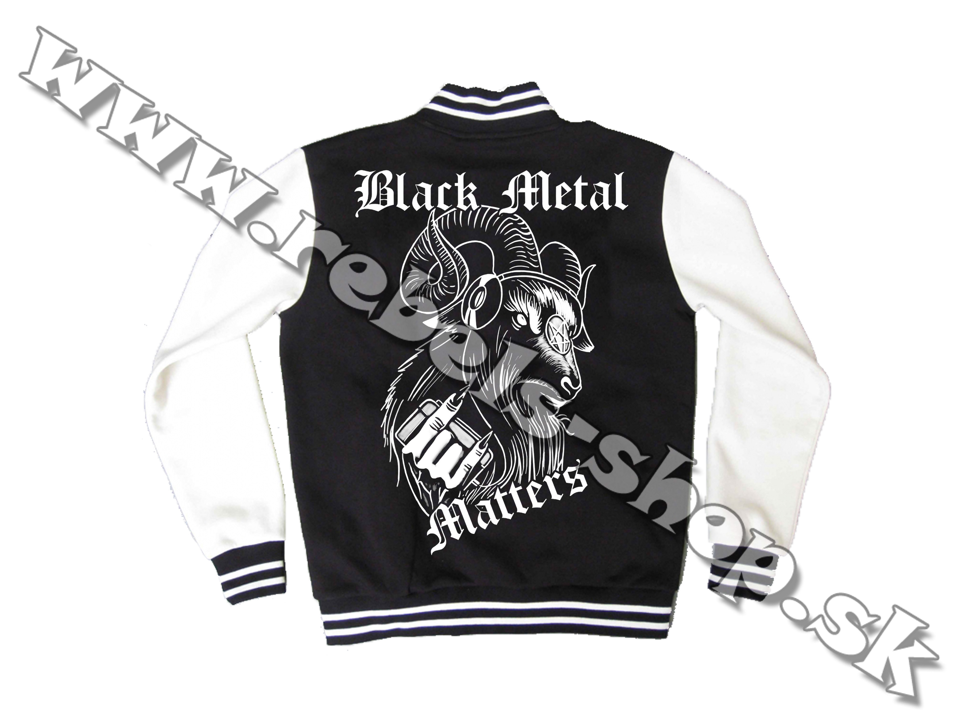 College bunda "Black Metal"