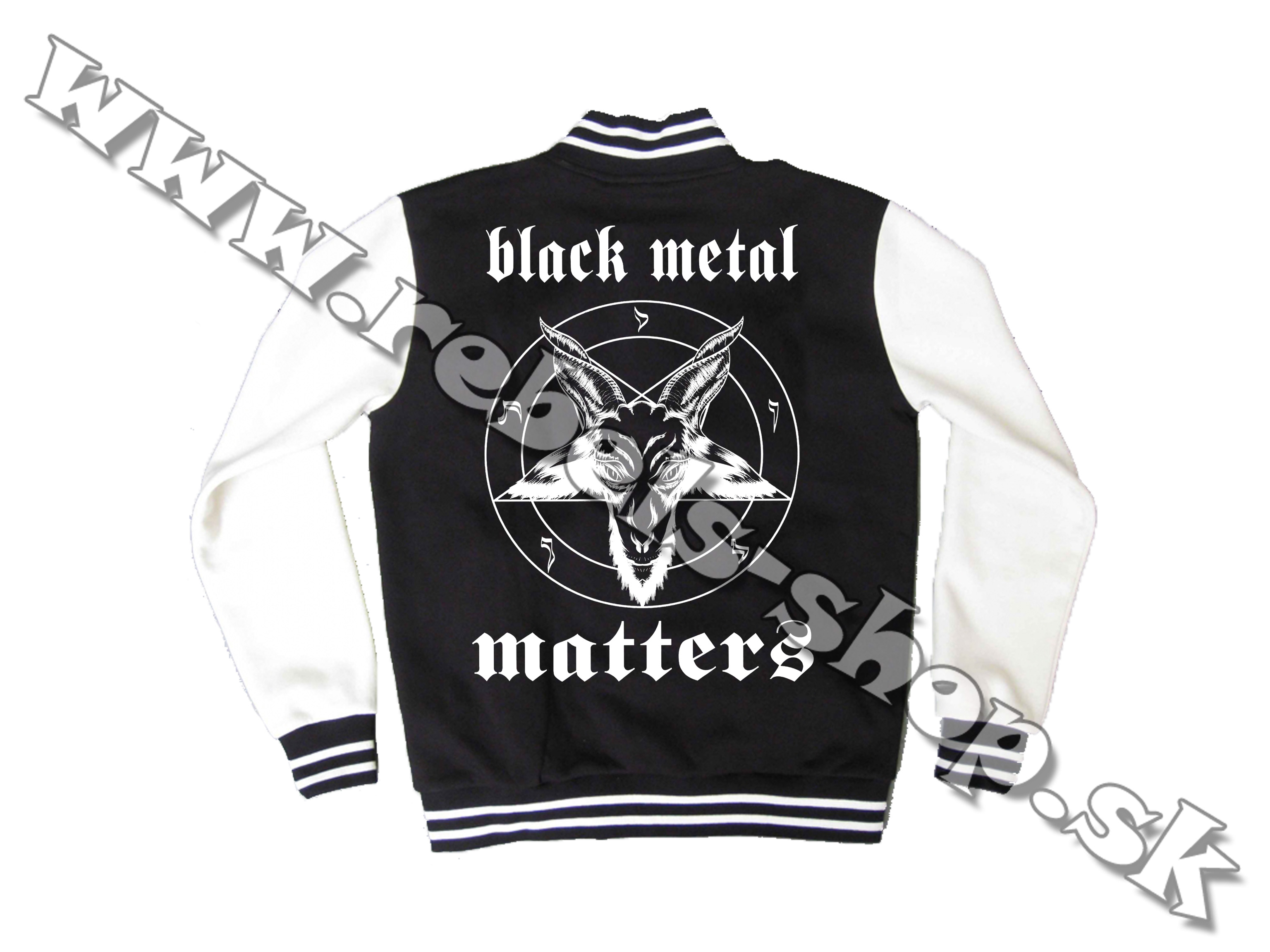 College bunda "Black Metal"