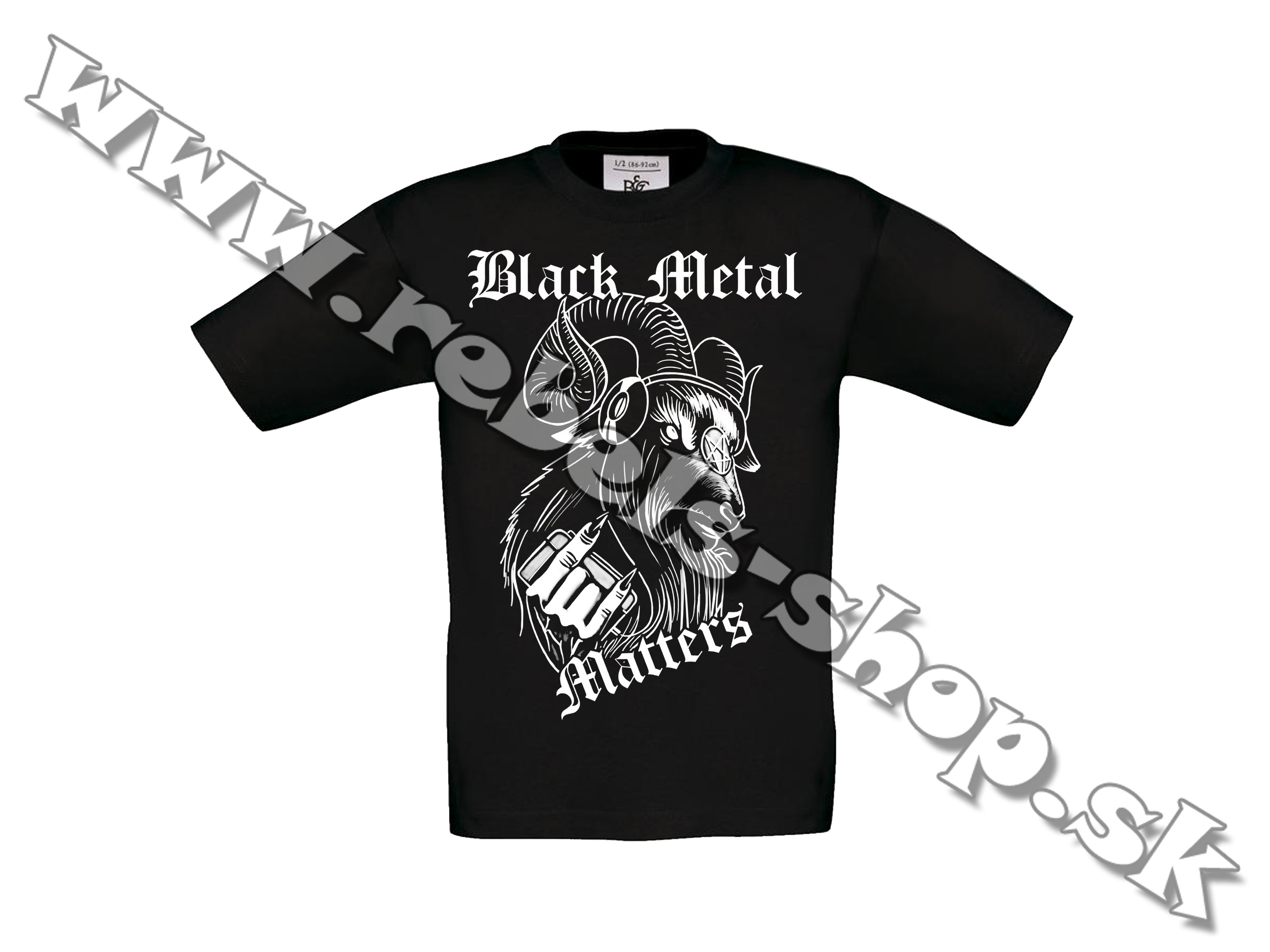 Detské Tričko "Black Metal"