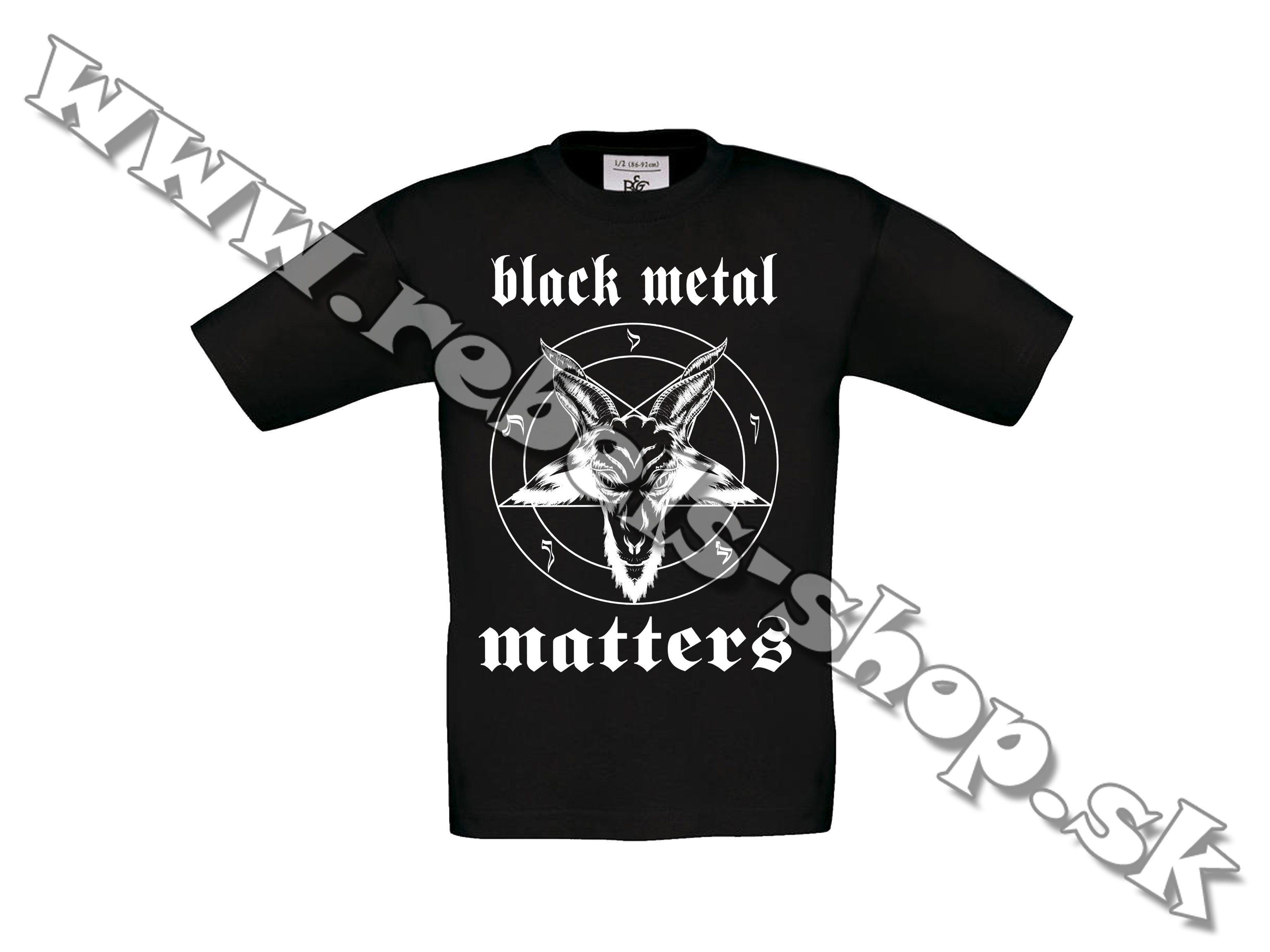 Detské Tričko "Black Metal"