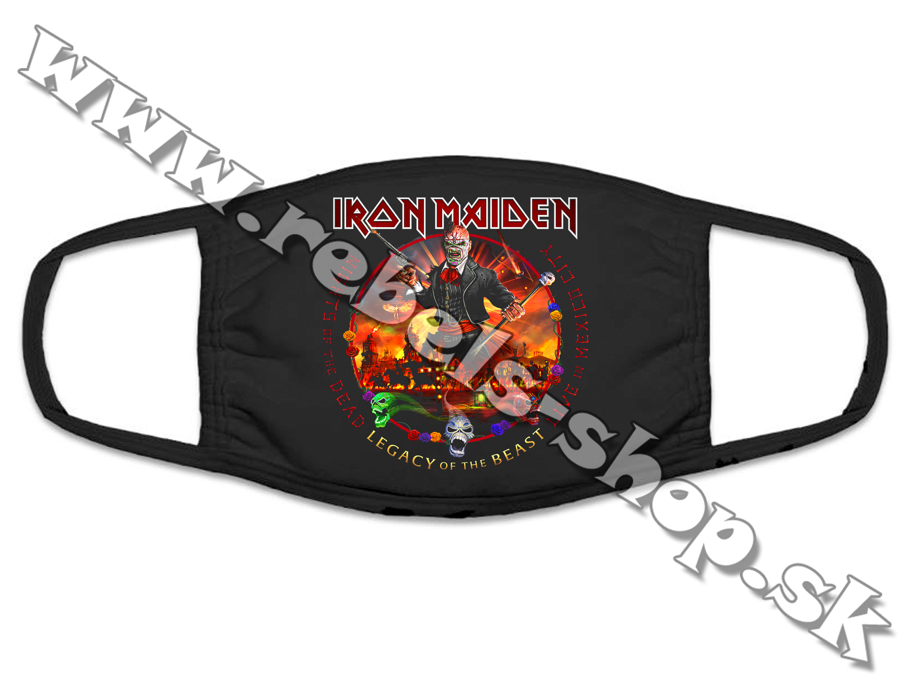 Rúško "Iron Maiden"