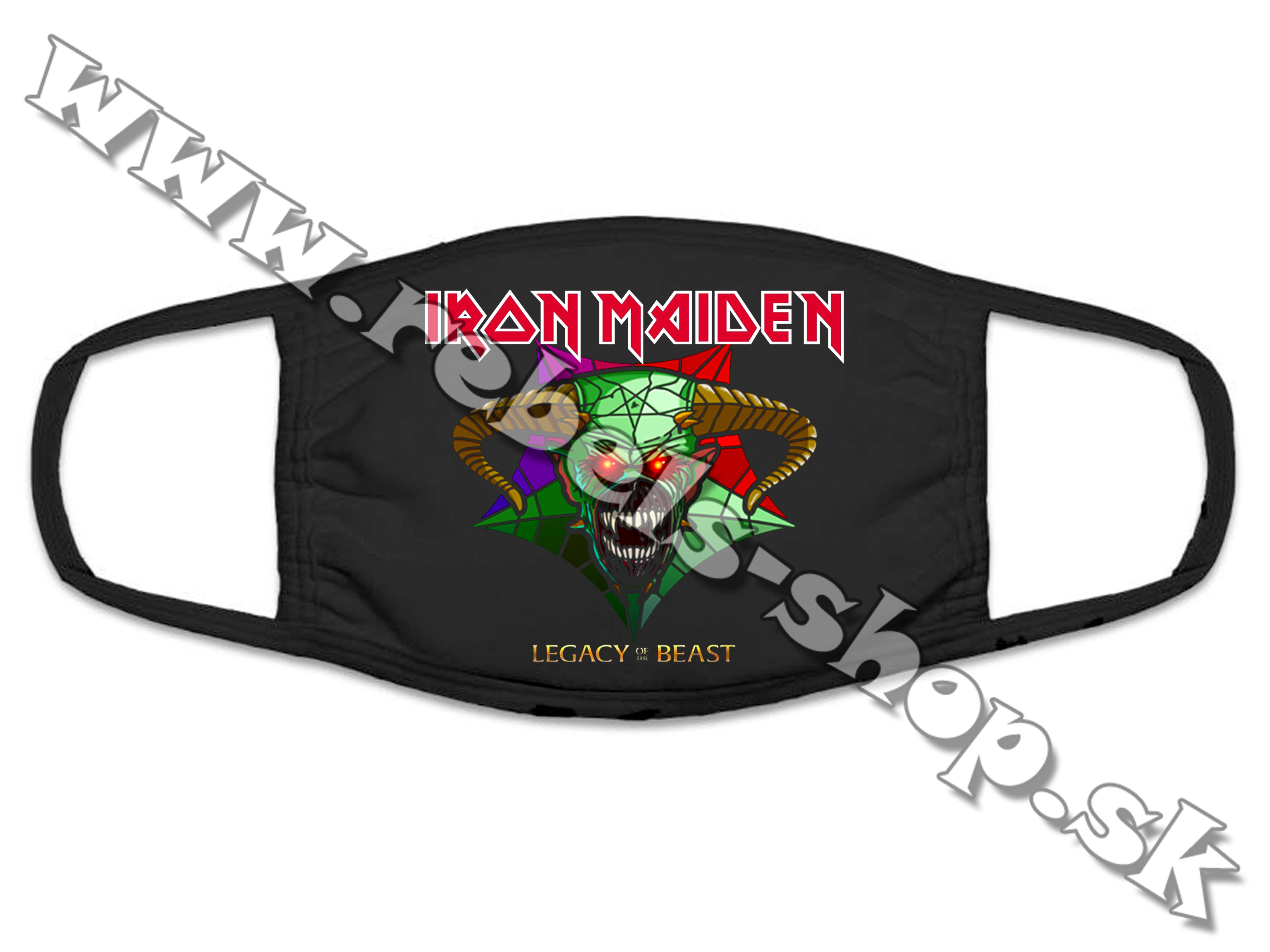 Rúško "Iron Maiden"