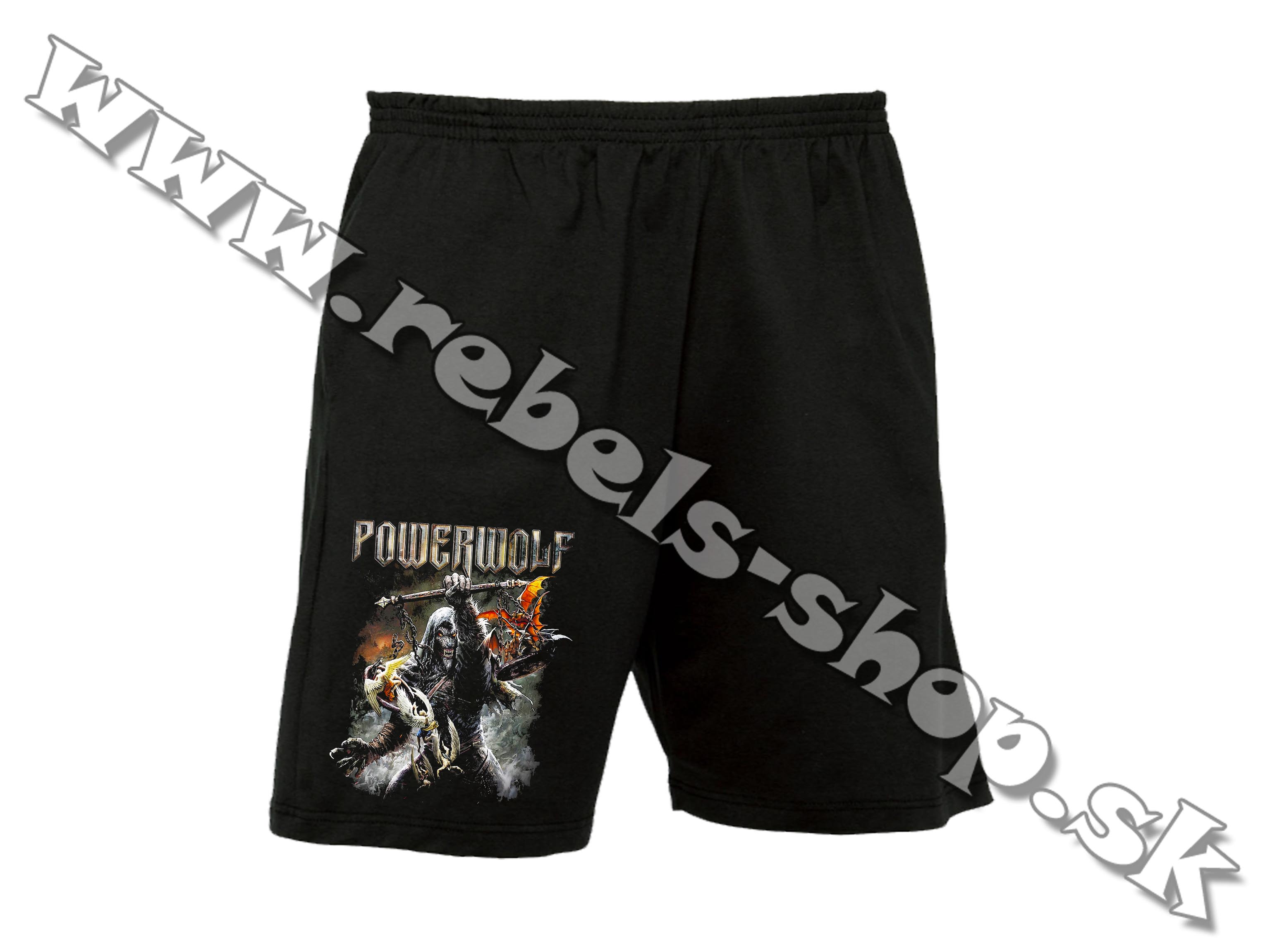 Krátke nohavice "Powerwolf"