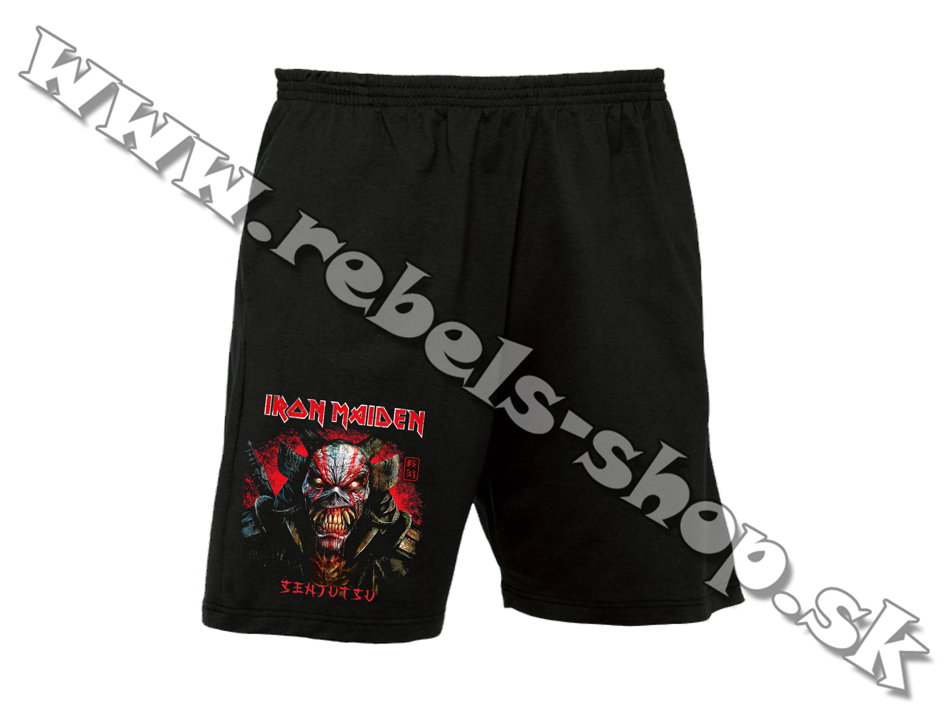 Krátke nohavice "Iron Maiden"