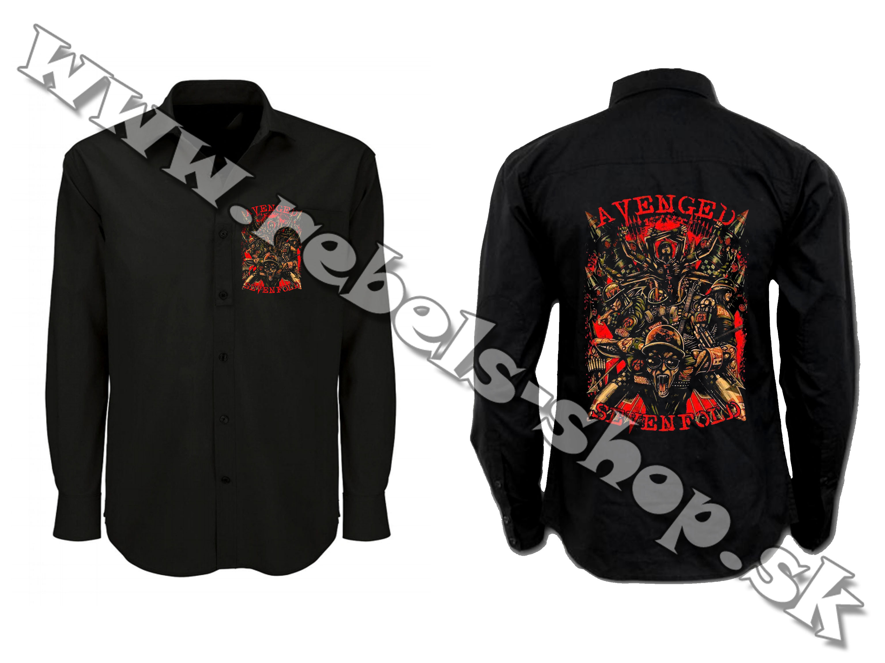 Košeľa "Avenged Sevenfold"