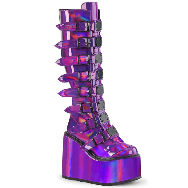 Topánky "DemoniaCult - Swing-815 Purple Holo