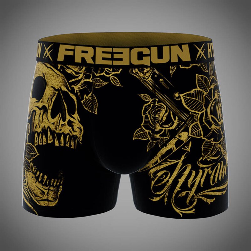 Boxers "Hyraw X Freegun Boxers - Golden Skull"