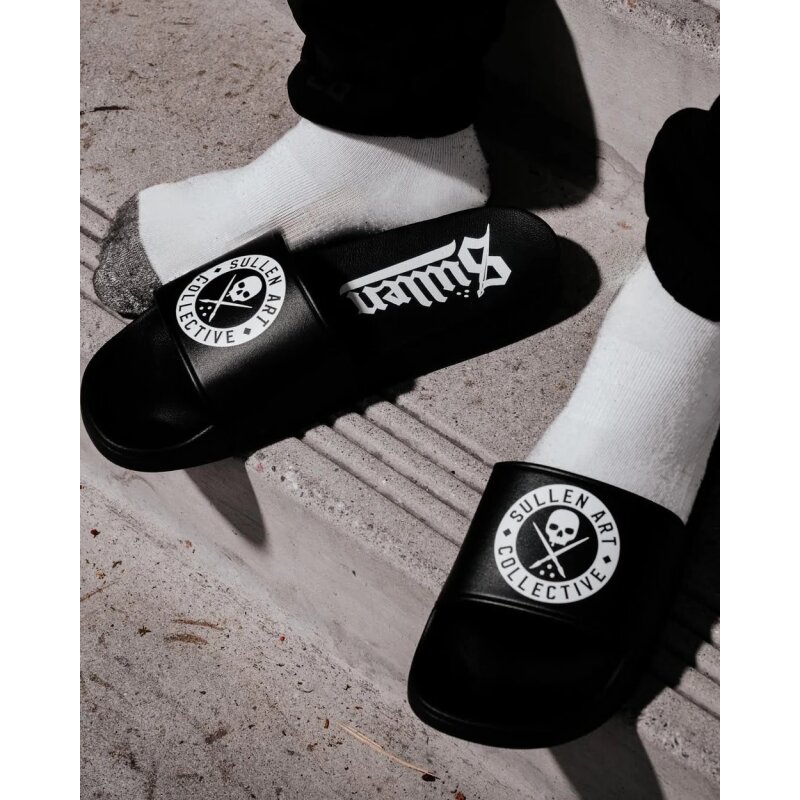Šľapky "Sullen Bath slippers - Logo Schwarz 