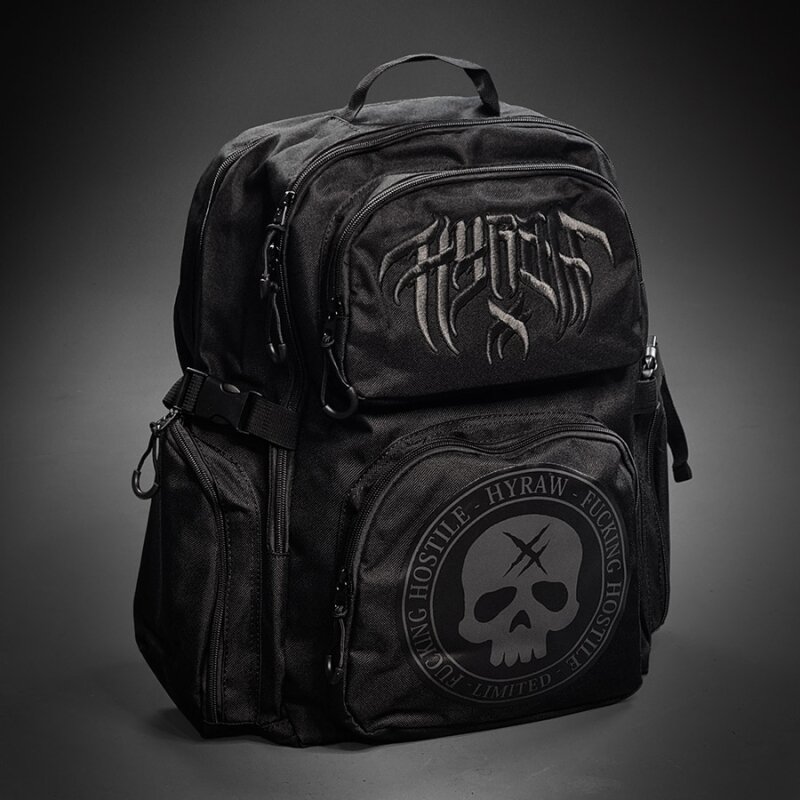 Hyraw Backpack - "Death Shadow Black"!