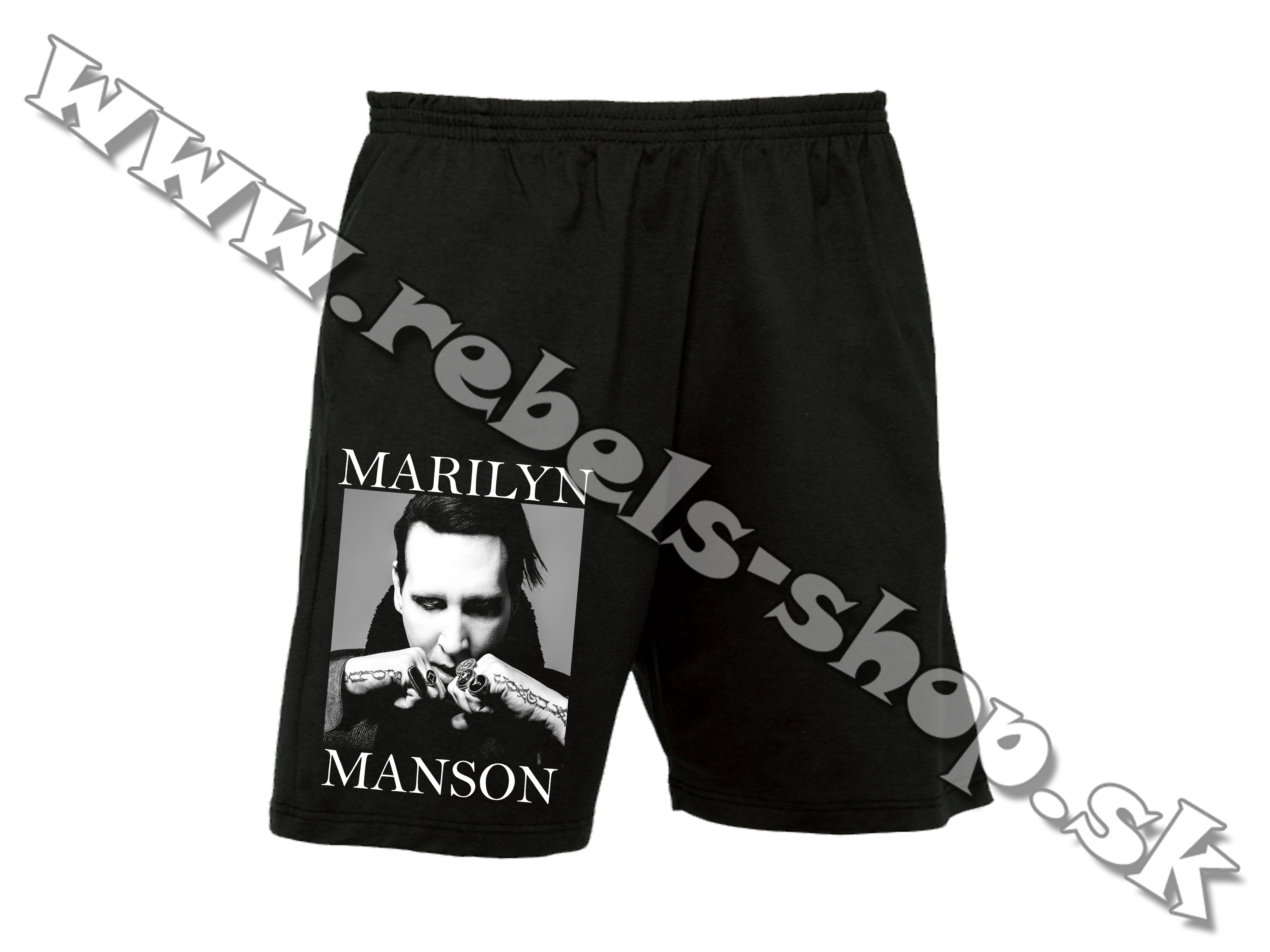 Krátke nohavice "Marilyn Manson"