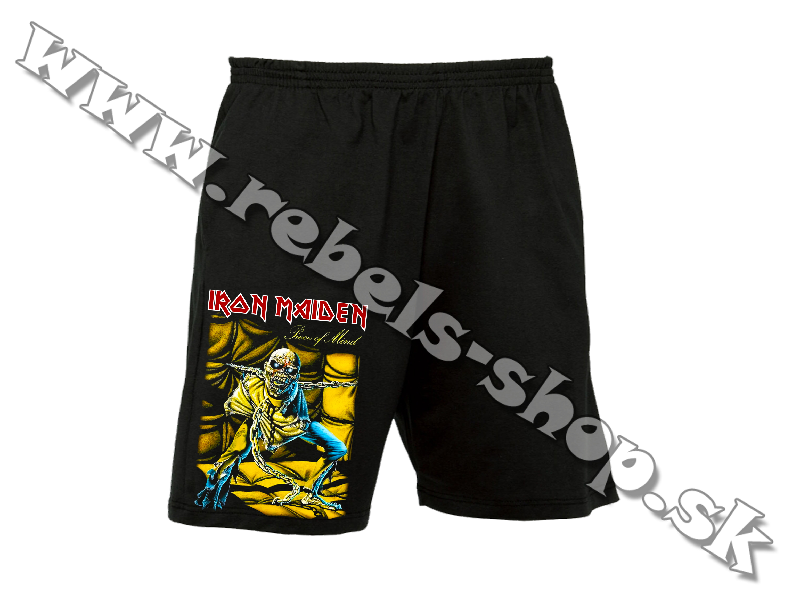 Krátke nohavice "Iron Maiden"