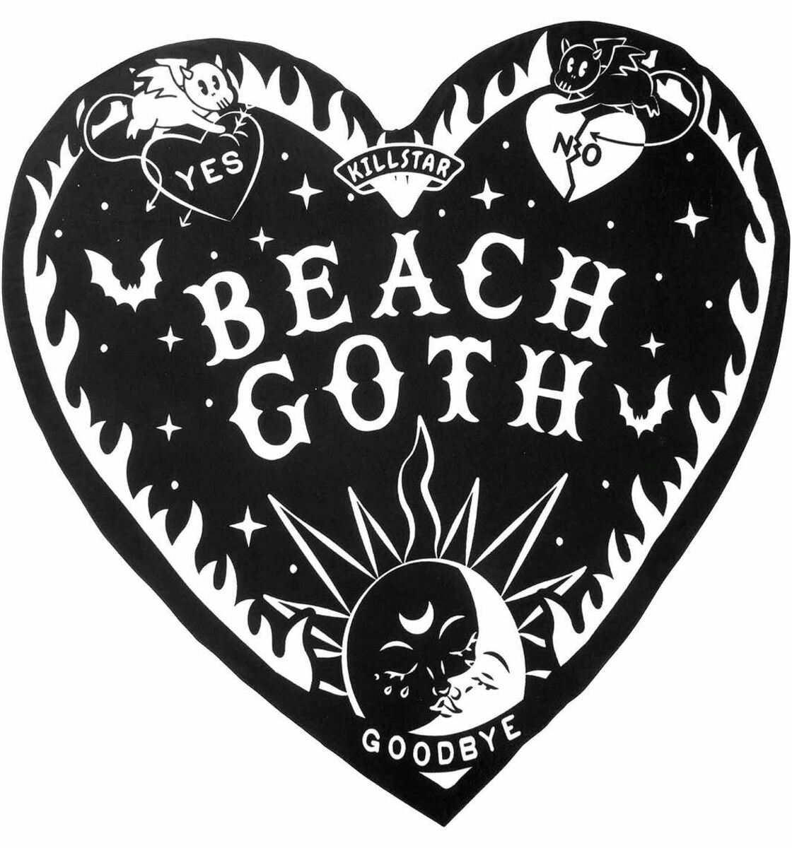 KILLSTAR "Beach Towel - Beach Goth"!