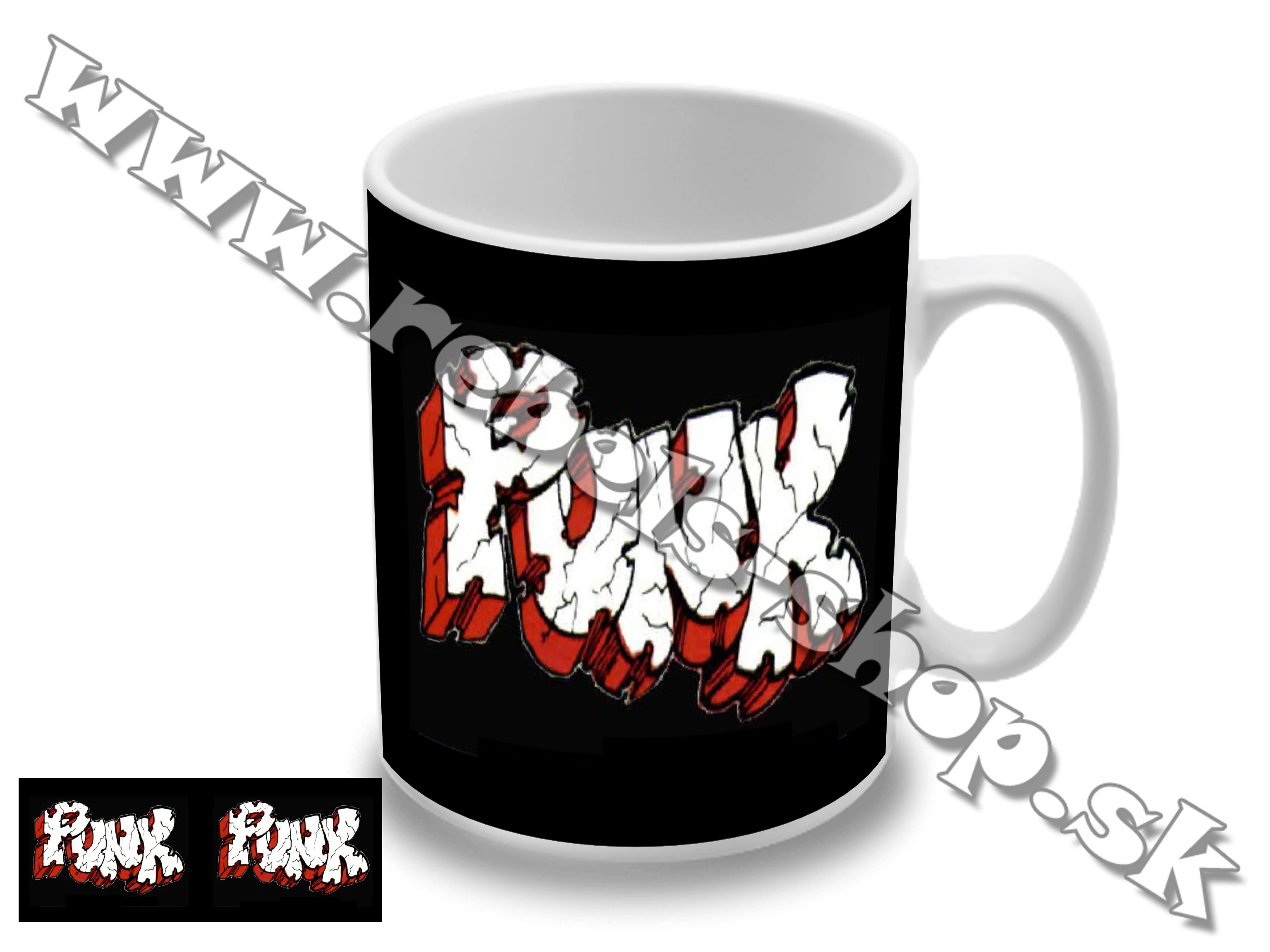 Šálka "Punks not dead"