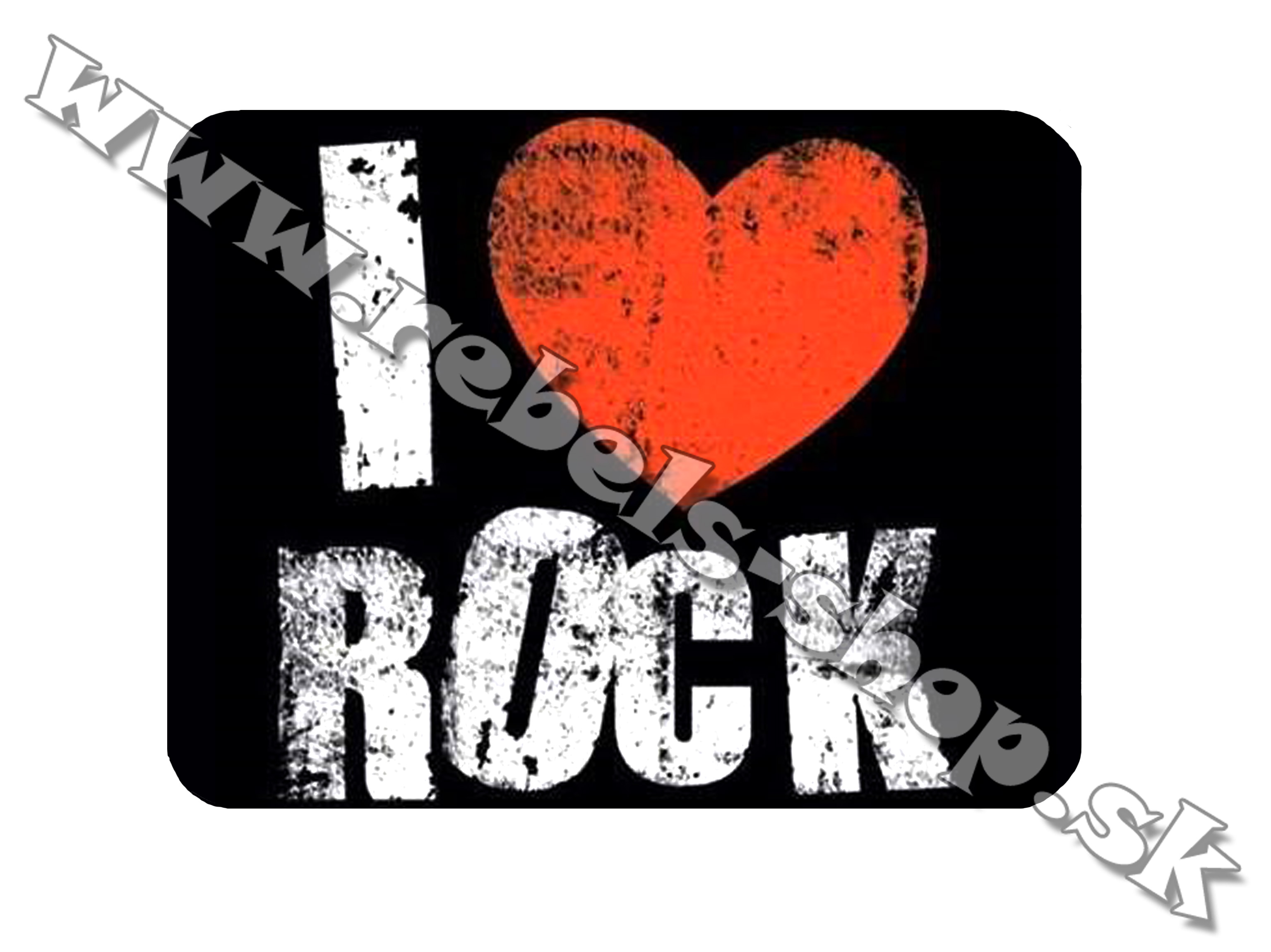 Podložka pod myš  "I Love Rock"