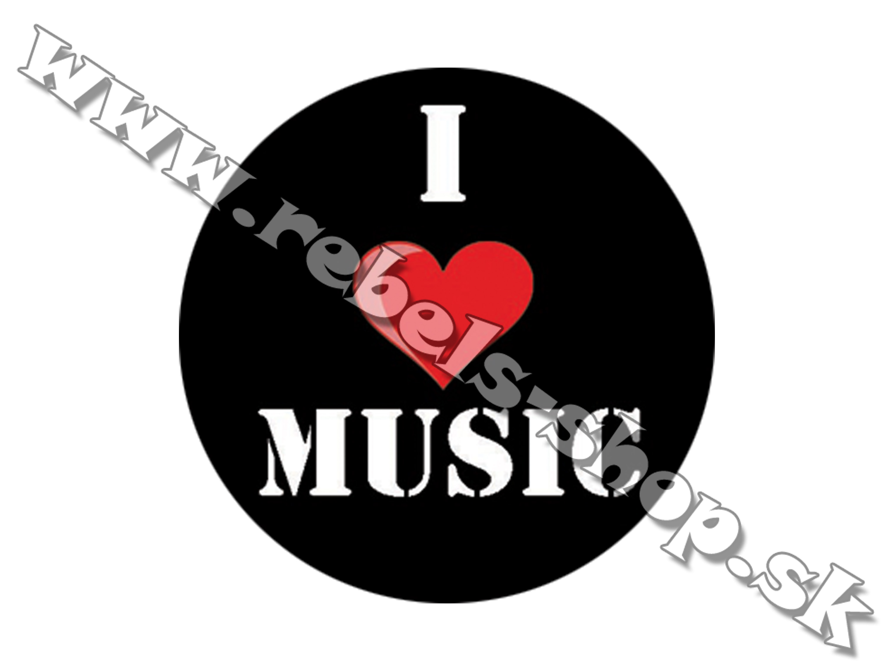 Odznak "I Love Music"