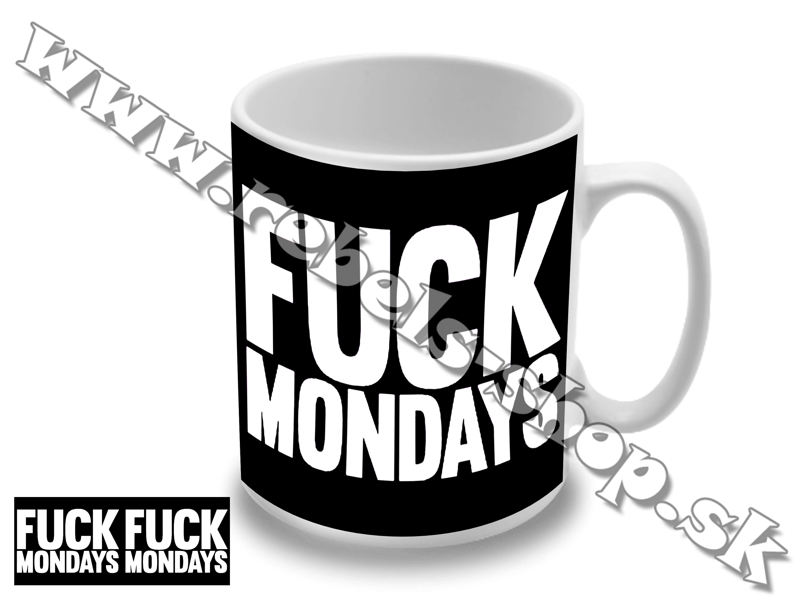 Šálka "F***k Mondays"